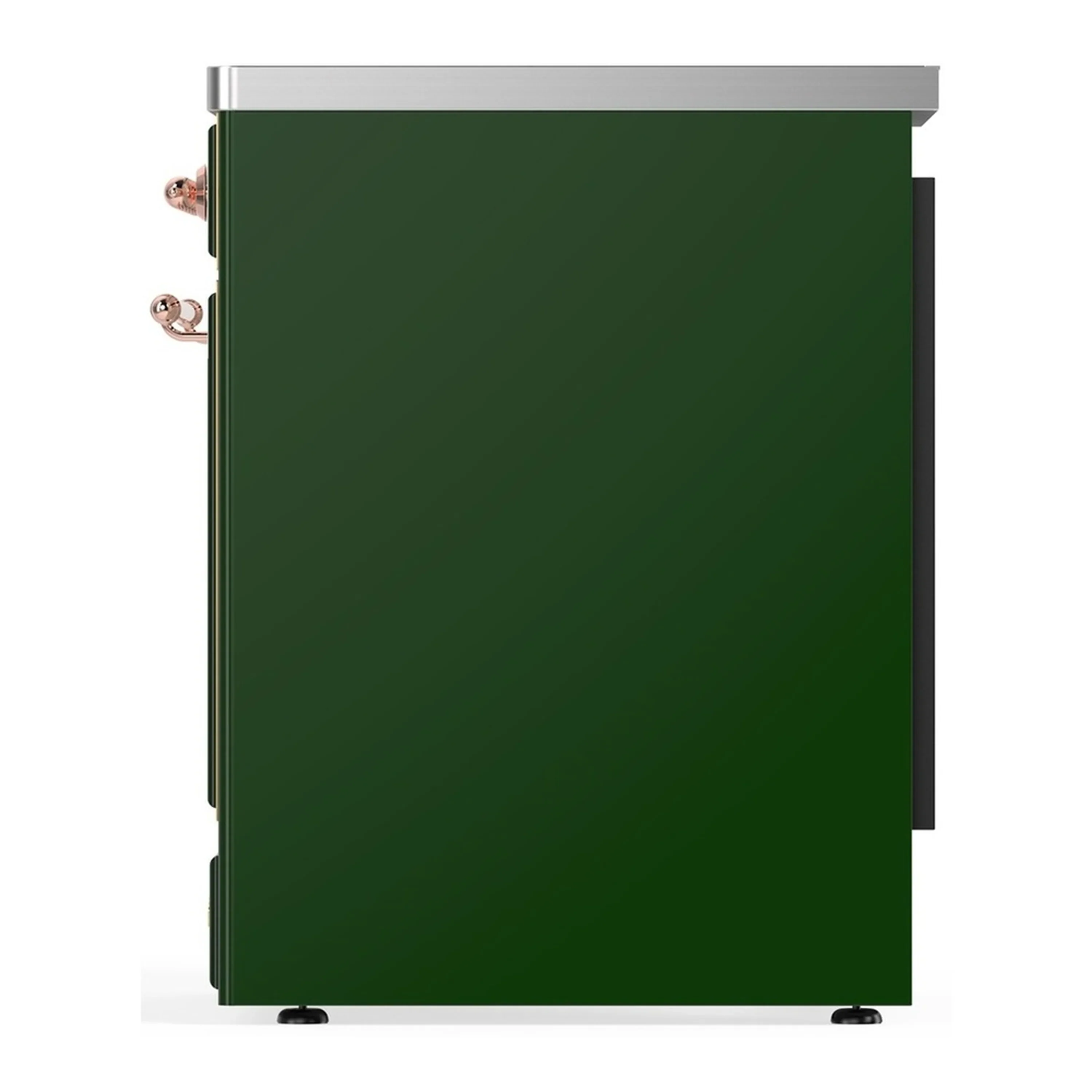 ILVE Majestic III 30-Inch Induction Range with 4 Induction Elements and Triple Glass Door Electric Oven in Emerald Green with Copper Trim (UMIB30NR3EGP) - Image 5
