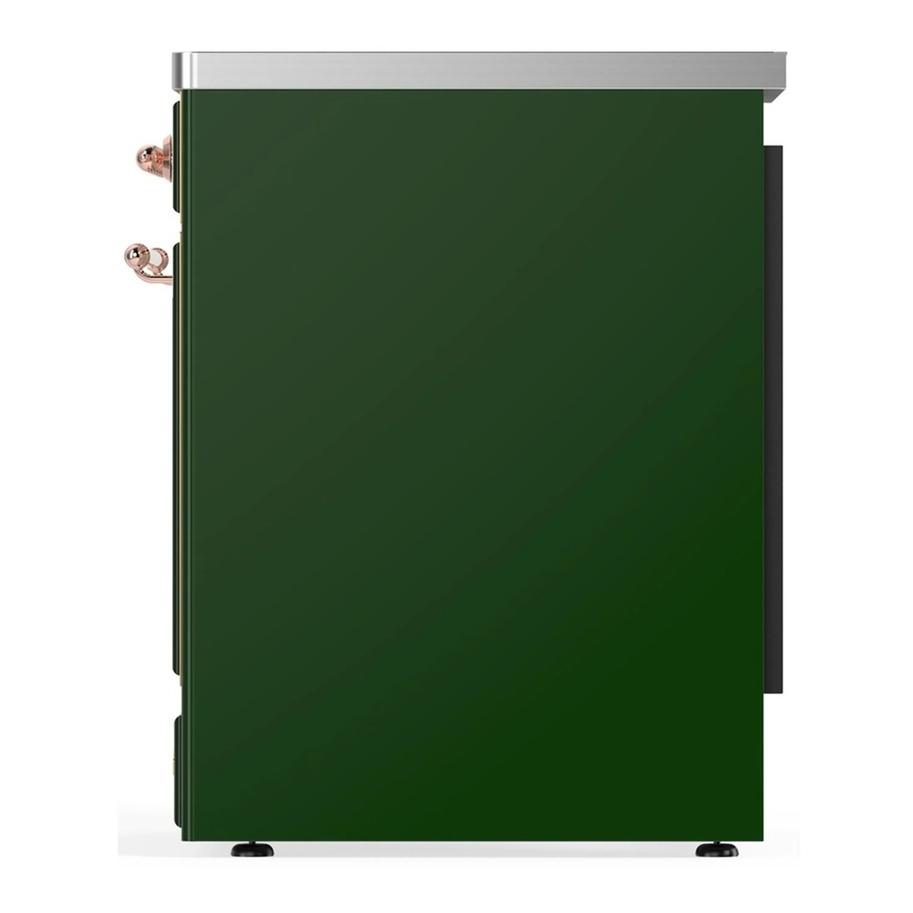 ILVE Majestic III 30-Inch Induction Range with 4 Induction Elements and Solid Door Electric Oven in Emerald Green with Copper Trim (UMIB30QNR3EGP) - Image 5