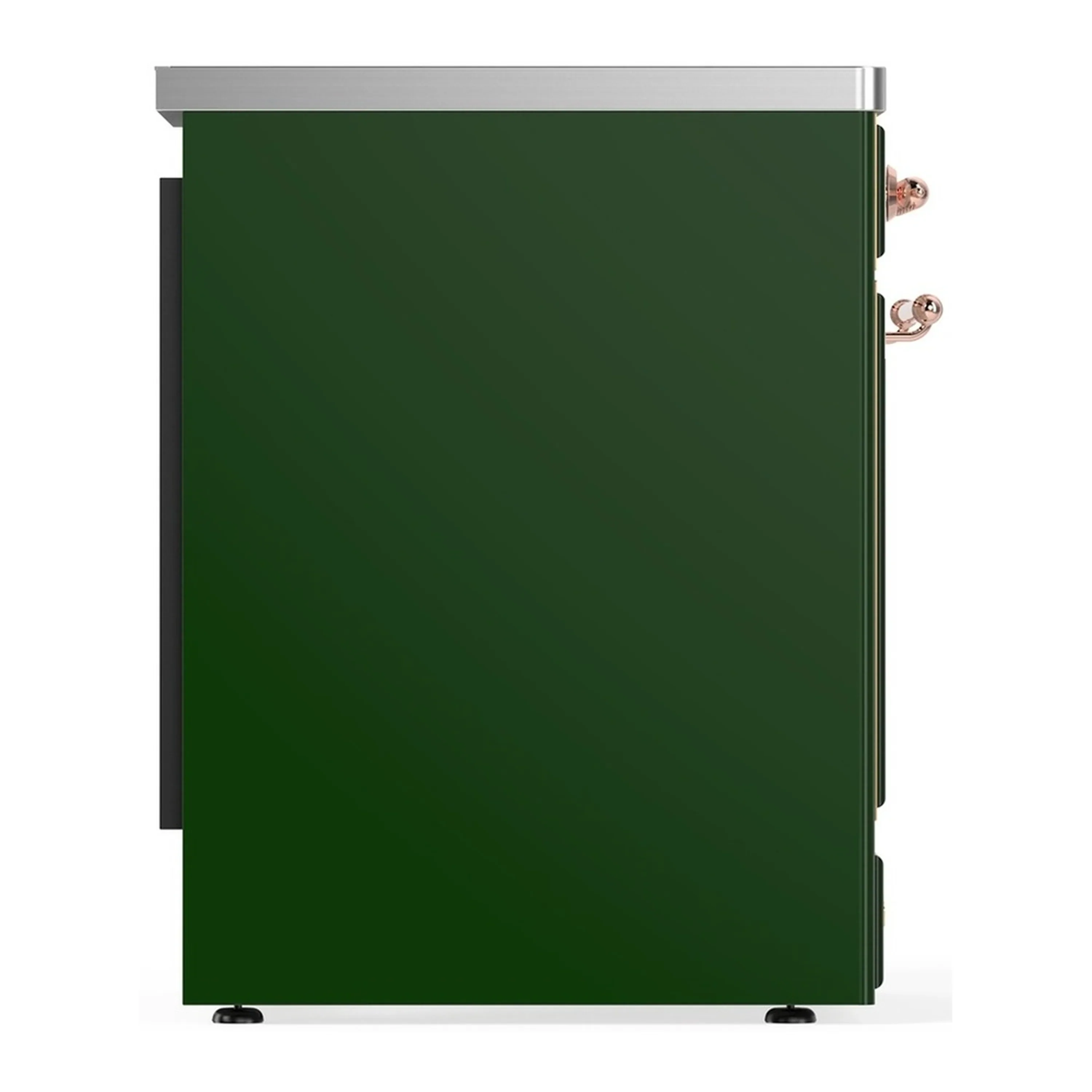 ILVE Majestic III 30-Inch Induction Range with 4 Induction Elements and Solid Door Electric Oven in Emerald Green with Copper Trim (UMIB30QNR3EGP) - Image 6