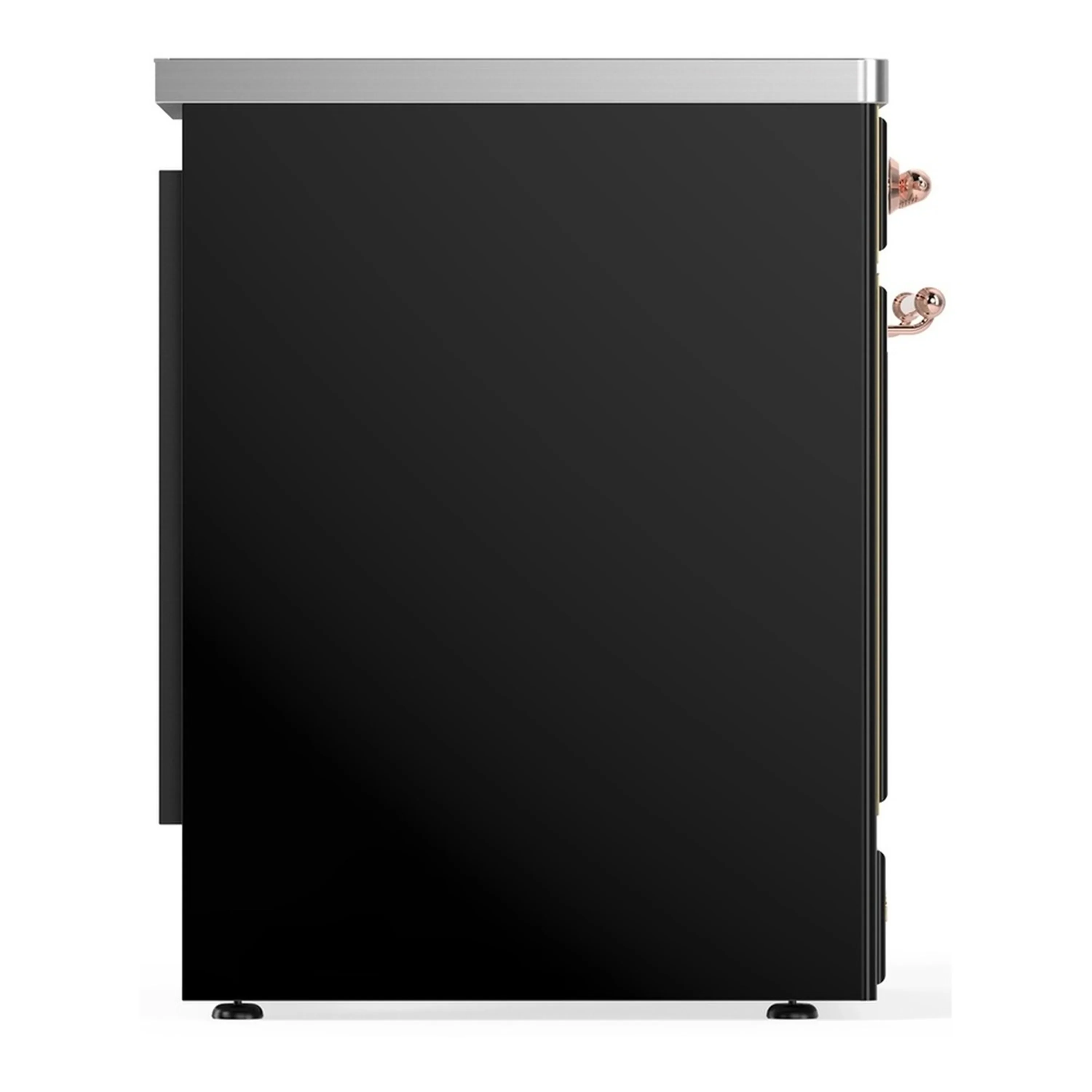 ILVE Majestic III 30-Inch Induction Range with 4 Induction Elements and Triple Glass Door Electric Oven in Glossy Black with Copper Trim (UMIB30NR3BKP) - Image 6