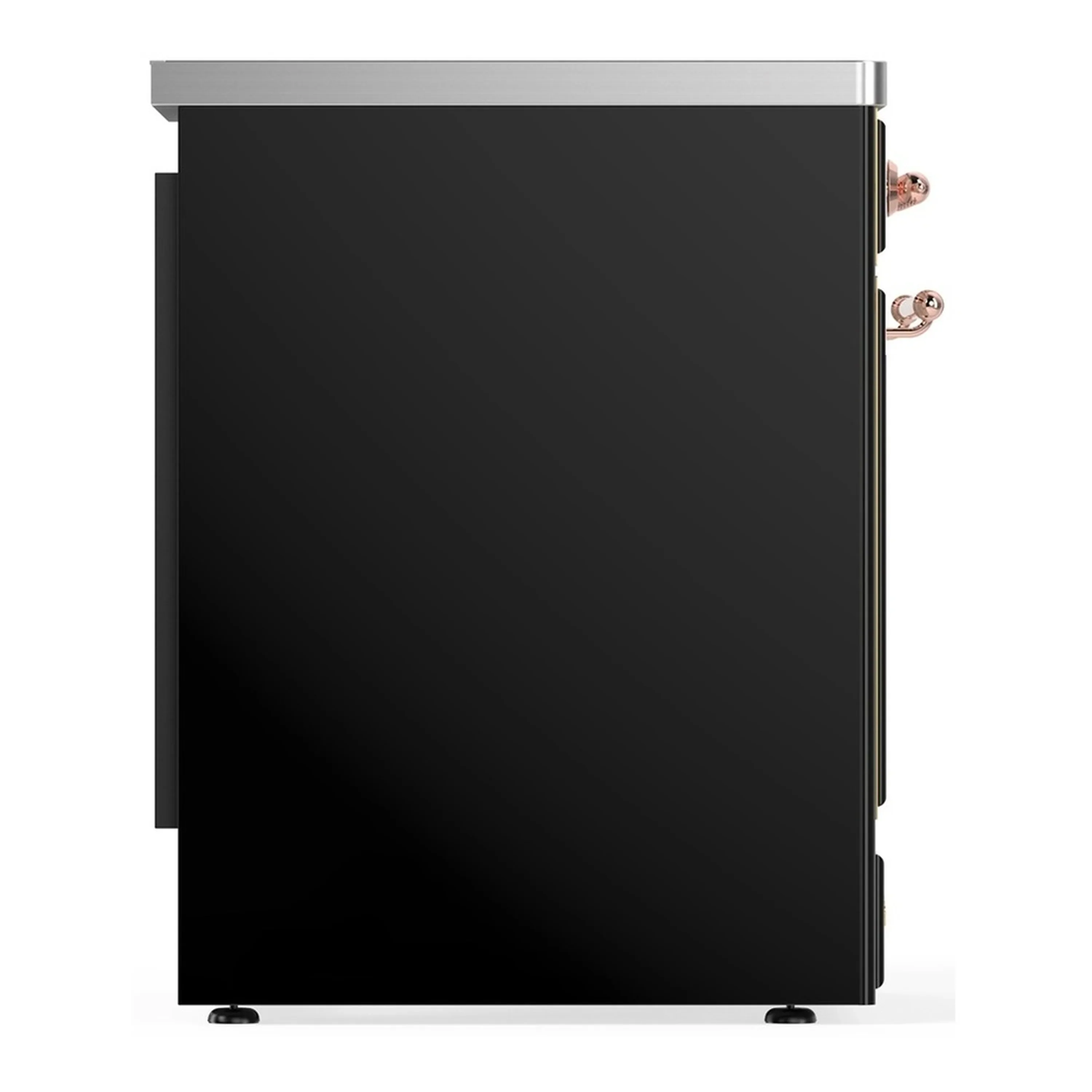ILVE Majestic III 30-Inch Induction Range with 4 Induction Elements and Solid Door Electric Oven in Glossy Black with Copper Trim (UMIB30QNR3BKP) - Image 6