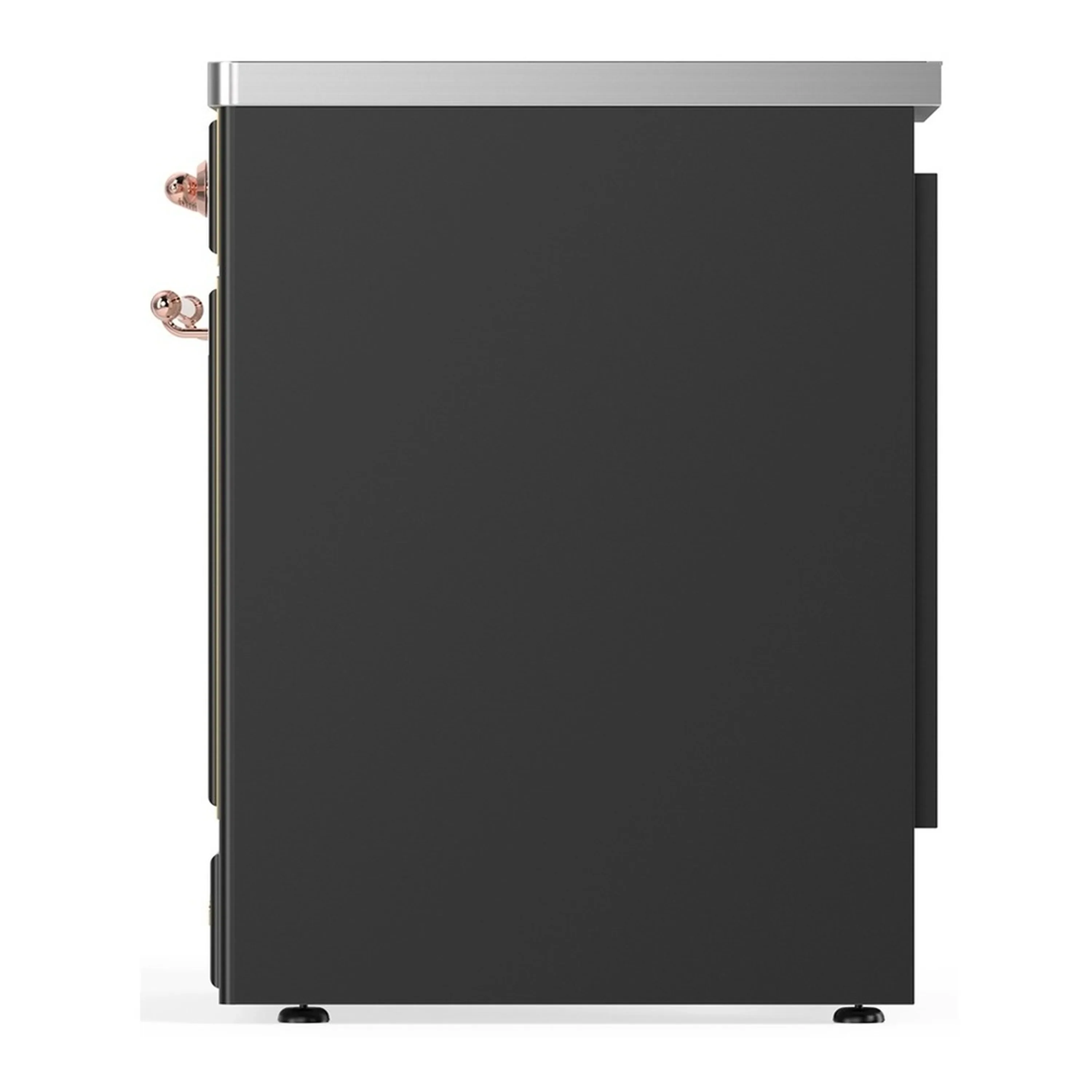 ILVE Majestic III 30-Inch Induction Range with 4 Induction Elements and Triple Glass Door Electric Oven in Matte Graphite with Copper Trim (UMIB30NR3MGP) - Image 5