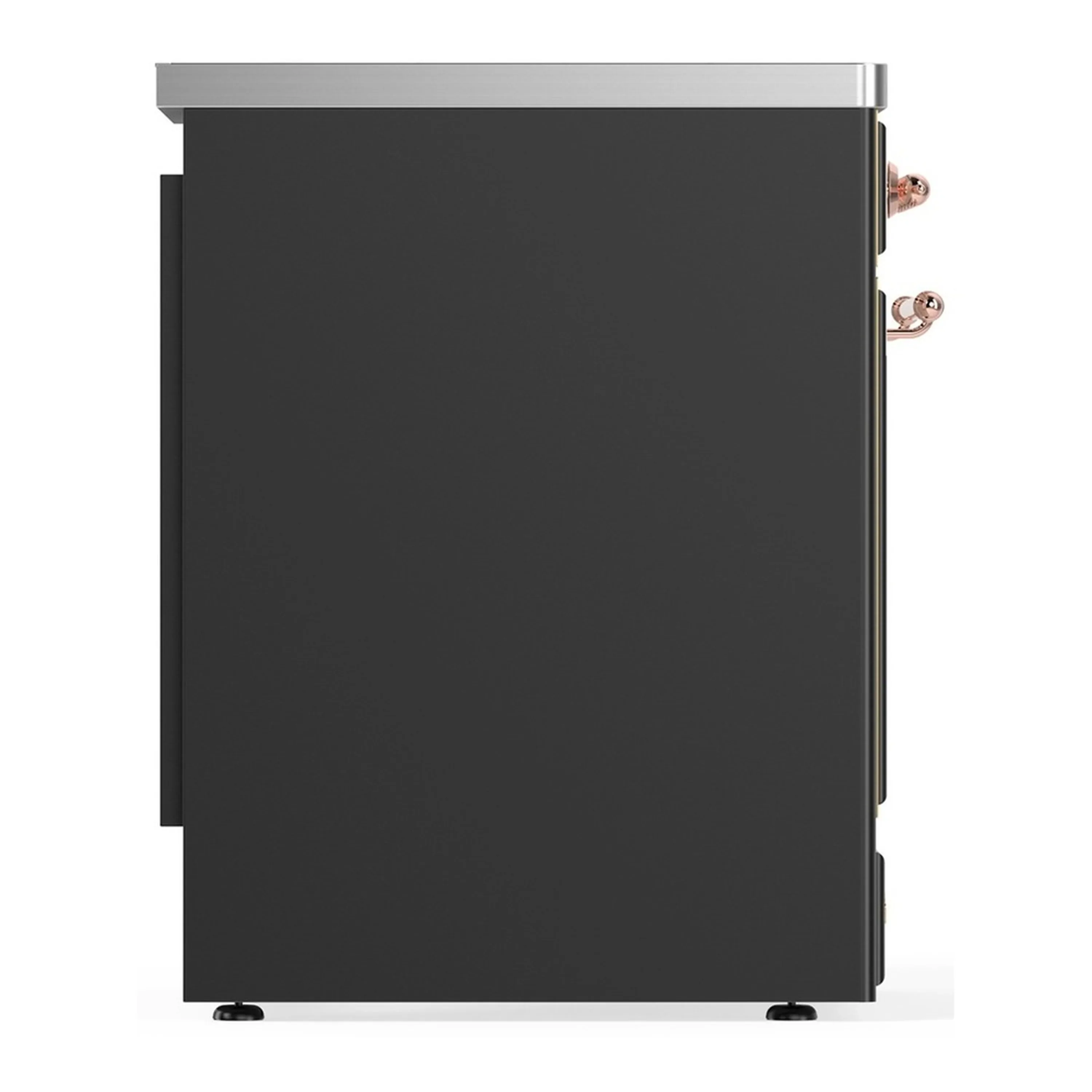 ILVE Majestic III 30-Inch Induction Range with 4 Induction Elements and Triple Glass Door Electric Oven in Matte Graphite with Copper Trim (UMIB30NR3MGP) - Image 6