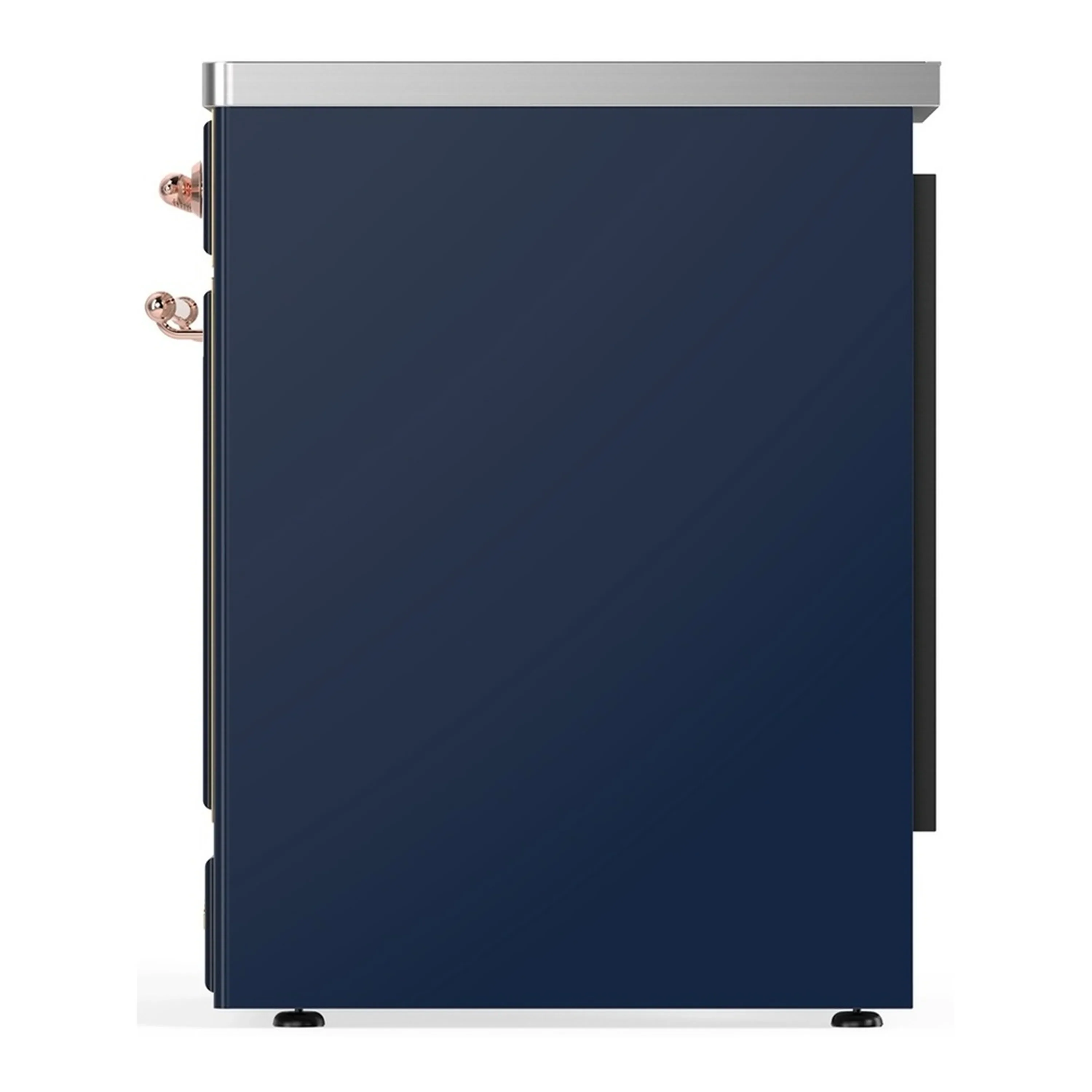 ILVE Majestic III 30-Inch Induction Range with 4 Induction Elements and Triple Glass Door Electric Oven in Mightnight Blue with Copper Trim (UMIB30NR3MBP) - Image 5