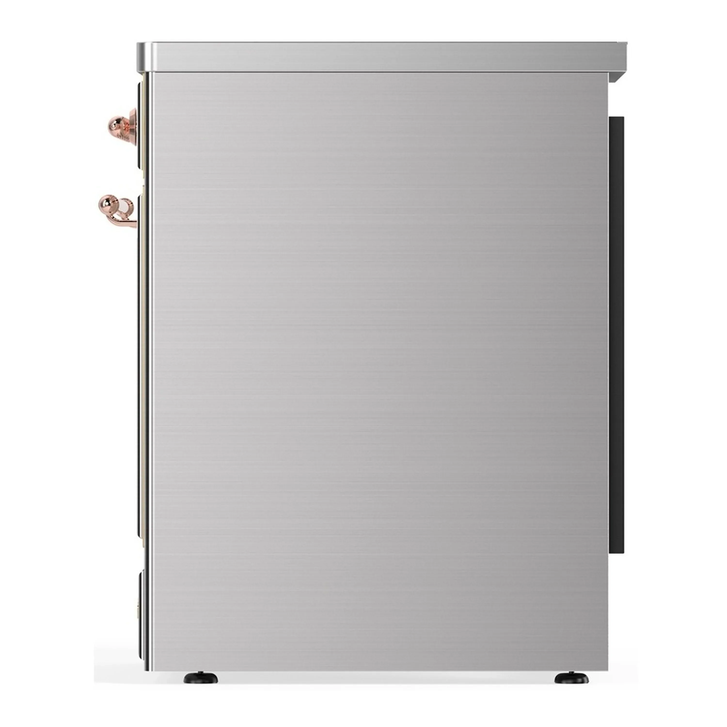 ILVE Majestic III 30-Inch Induction Range with 4 Induction Elements and Solid Door Electric Oven in Stainless Steel with Copper Trim (UMIB30QNR3SSP) - Image 5