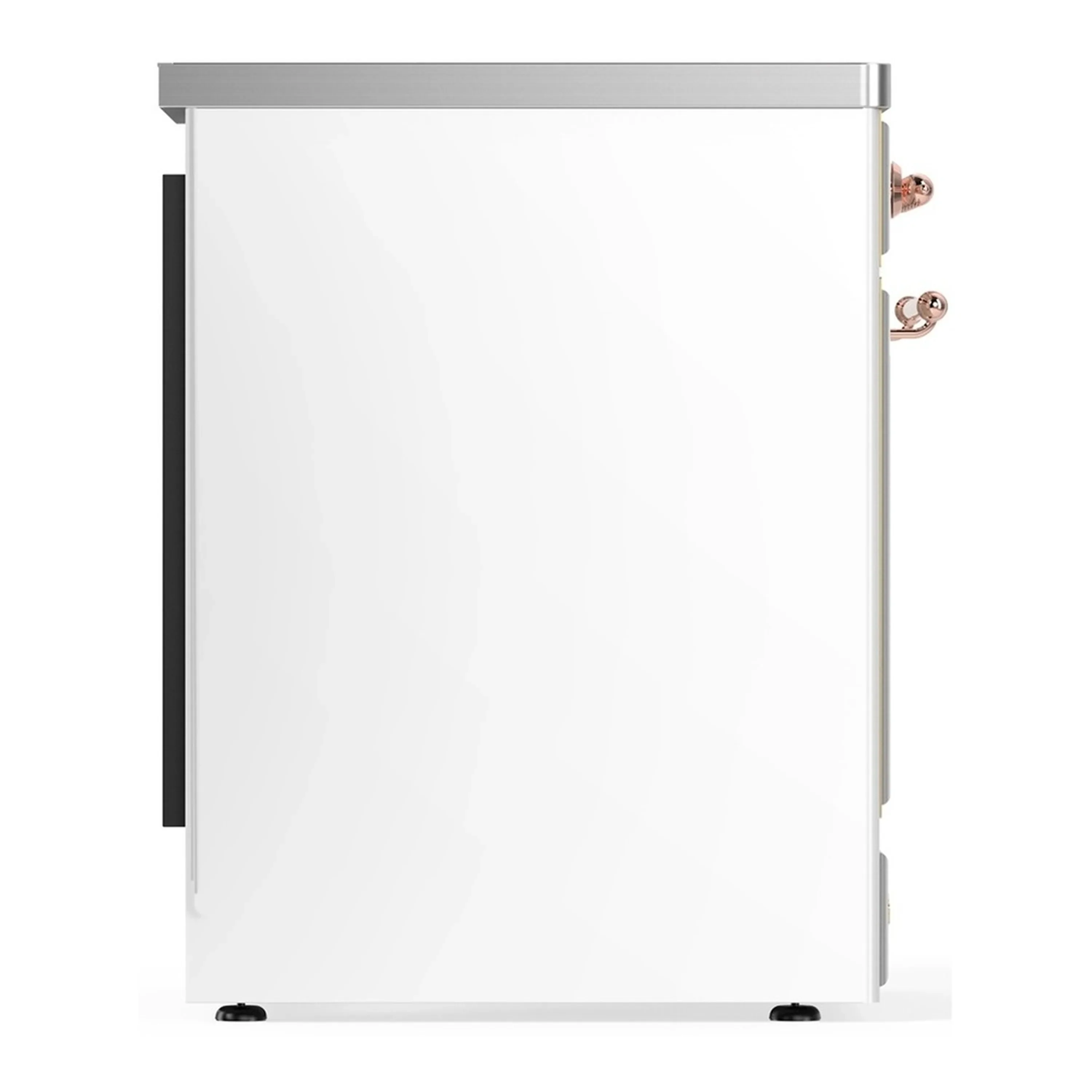ILVE Majestic III 30-Inch Induction Range with 4 Induction Elements and Triple Glass Door Electric Oven in White with Copper Trim (UMIB30NR3WHP) - Image 6