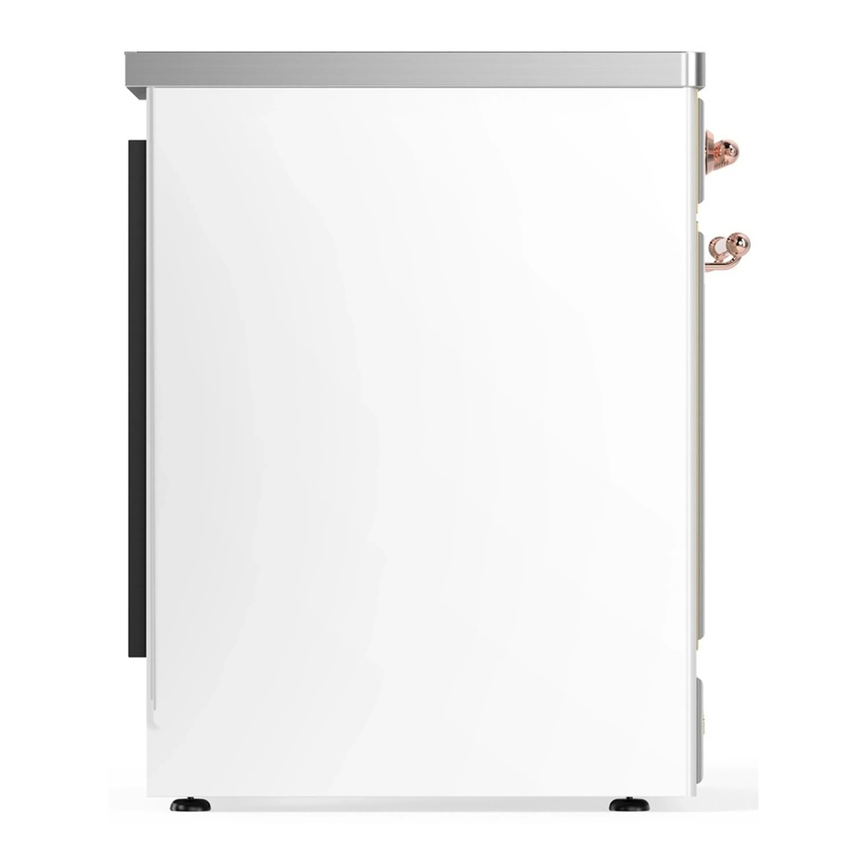 ILVE Majestic III 30-Inch Induction Range with 4 Induction Elements and Solid Door Electric Oven in White with Copper Trim (UMIB30QNR3WHP) - Image 6