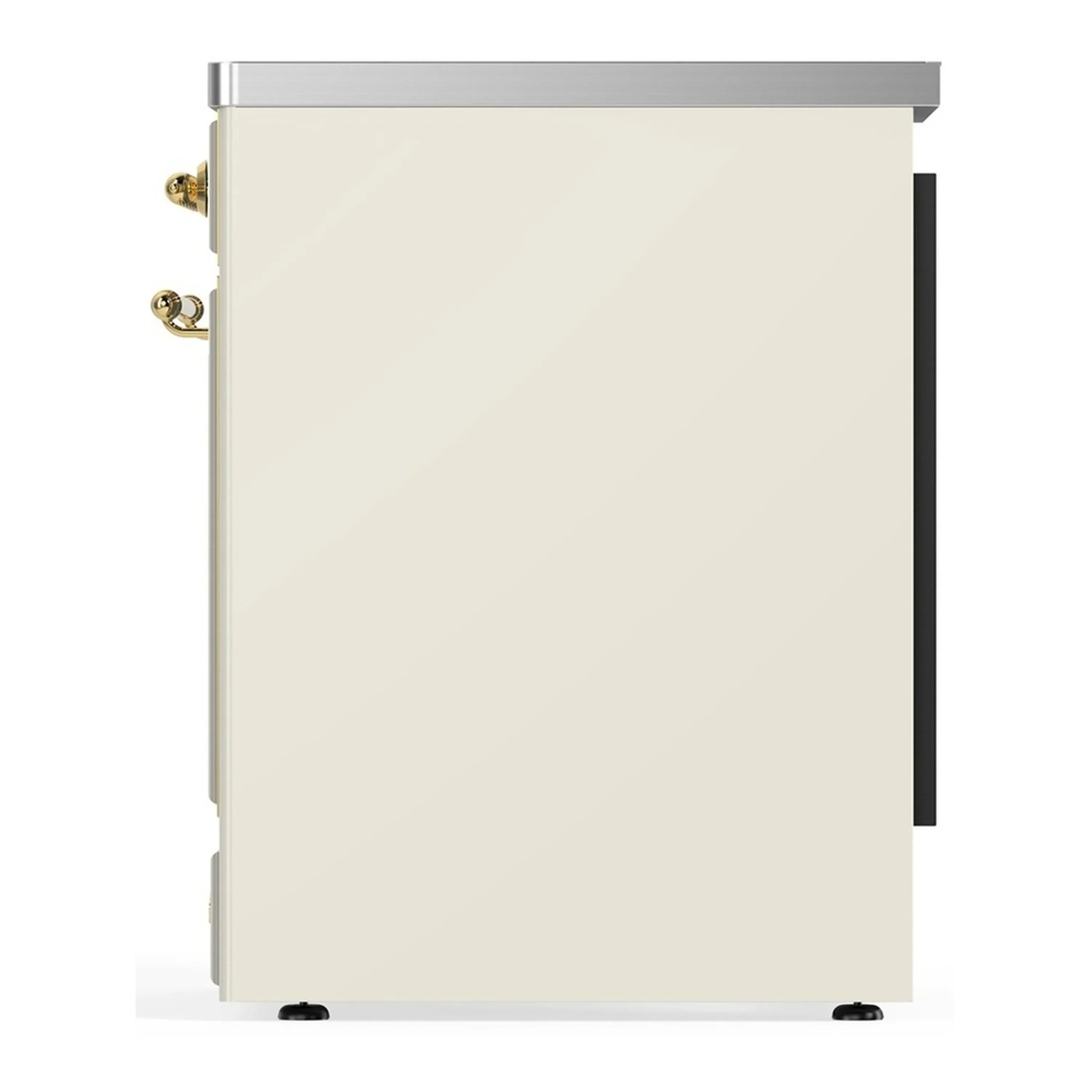 ILVE Majestic III 30-Inch Induction Range with 4 Induction Elements and Triple Glass Door Electric Oven in Antique White with Brass Trim (UMIB30NR3AWG) - Image 5