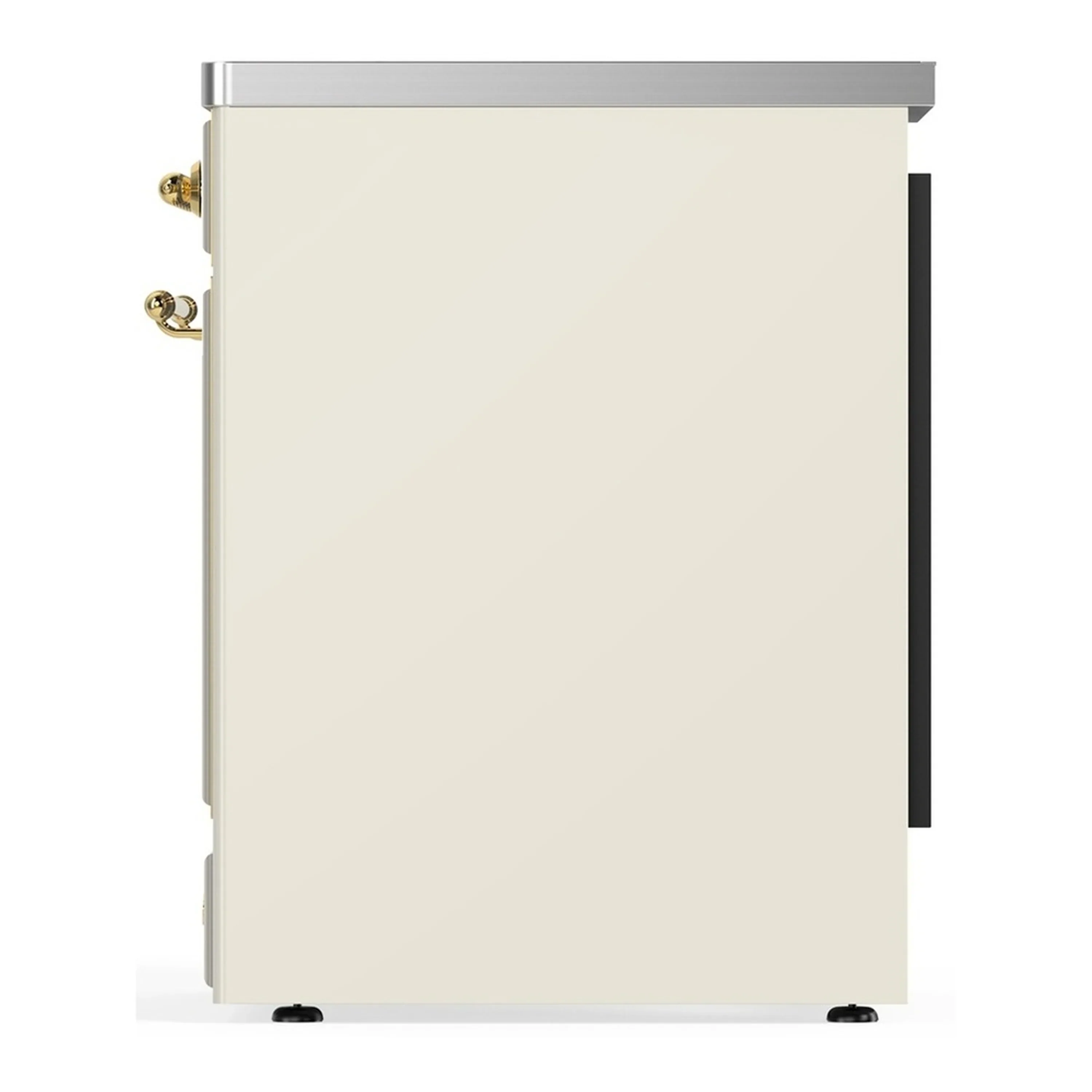 ILVE Majestic III 30-Inch Induction Range with 4 Induction Elements and Solid Door Electric Oven in Antique White with Brass Trim (UMIB30QNR3AWG) - Image 5