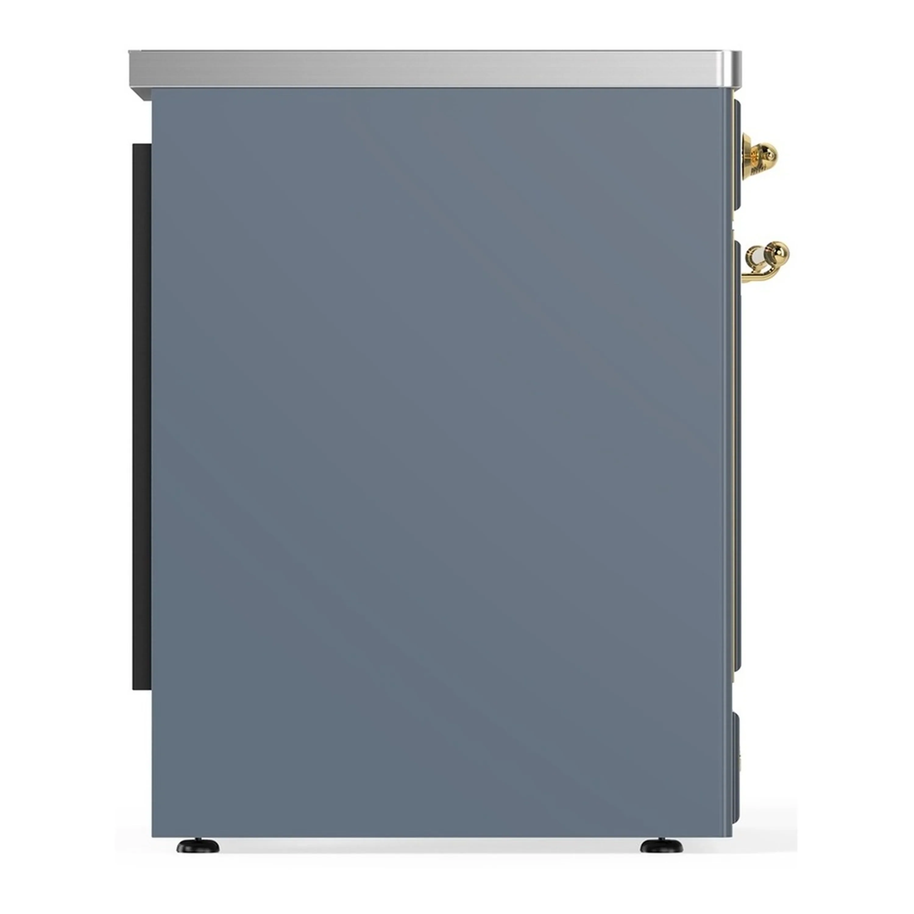 ILVE Majestic III 30-Inch Induction Range with 4 Induction Elements and Triple Glass Door Electric Oven in Blue Grey with Brass Trim (UMIB30NR3BGG) - Image 5