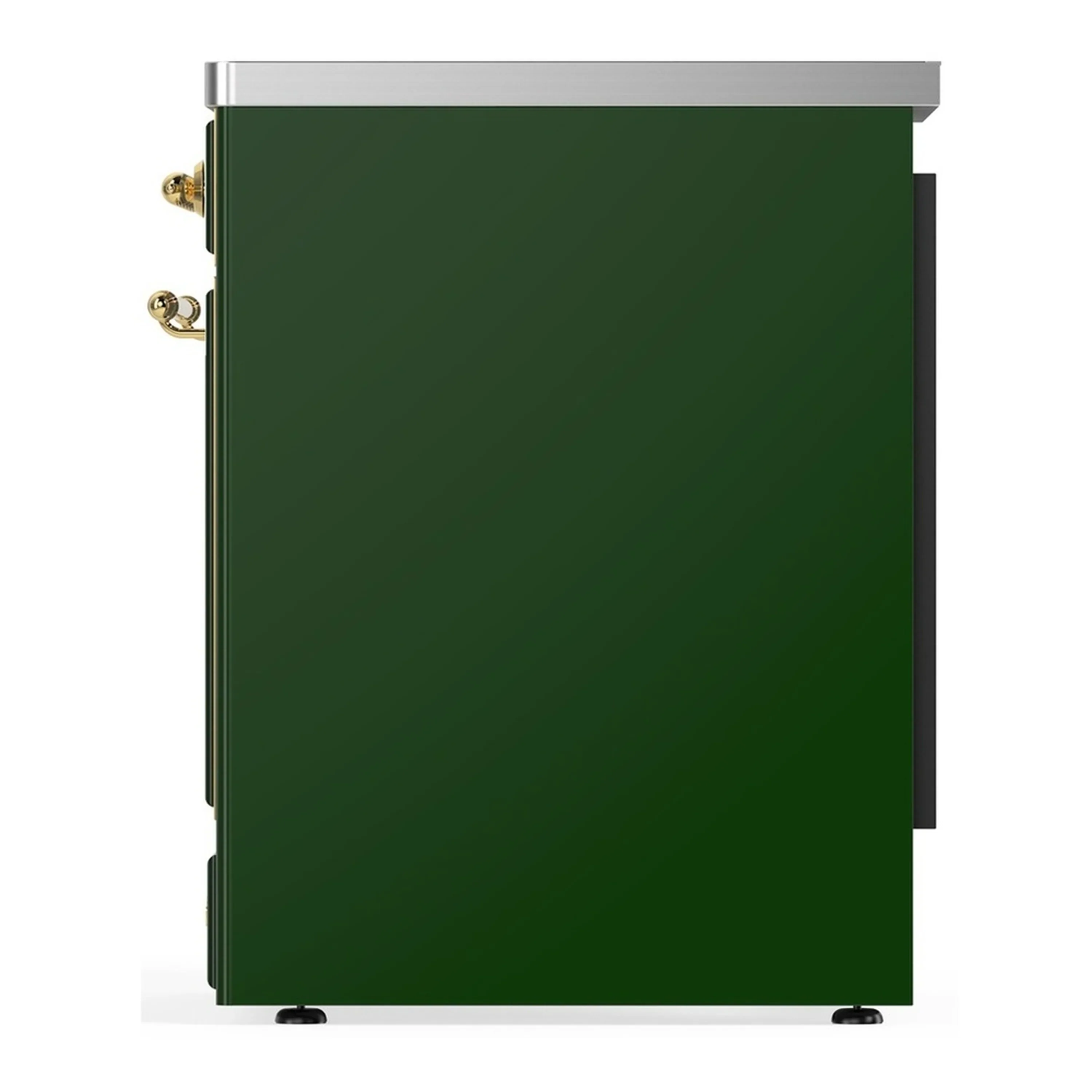 ILVE Majestic III 30-Inch Induction Range with 4 Induction Elements and Triple Glass Door Electric Oven in Emerald Green with Brass Trim (UMIB30NR3EGG) - Image 5