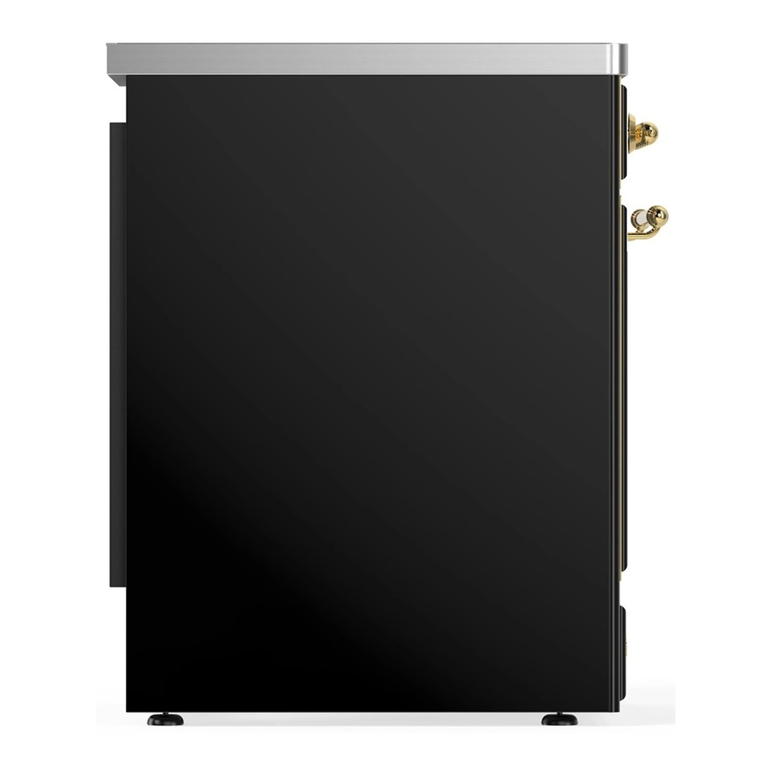 ILVE Majestic III 30-Inch Induction Range with 4 Induction Elements and Triple Glass Door Electric Oven in Glossy Black with Brass Trim (UMIB30NR3BKG) - Image 6