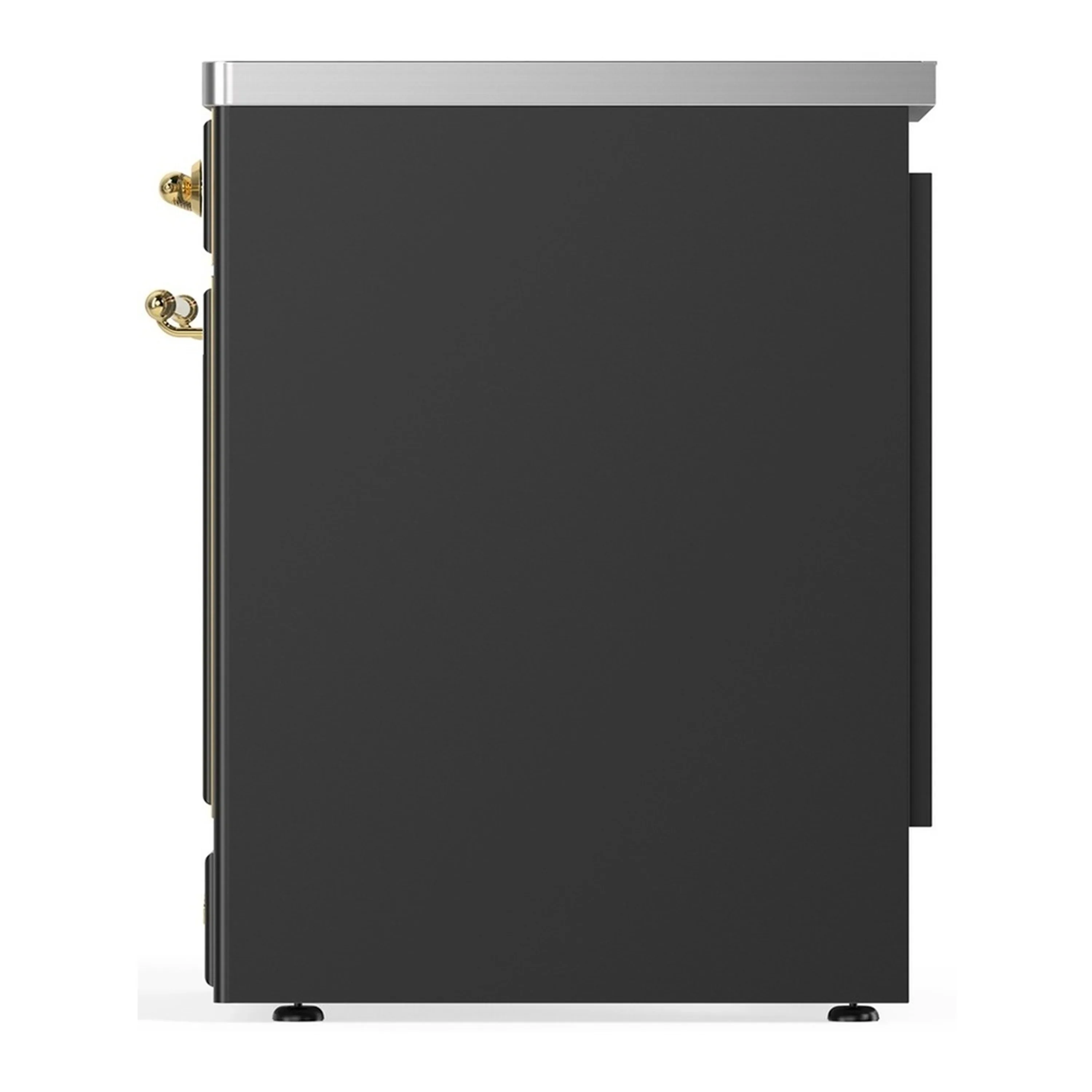 ILVE Majestic III 30-Inch Induction Range with 4 Induction Elements and Triple Glass Door Electric Oven in Matte Graphite with Brass Trim (UMIB30NR3MGG) - Image 5