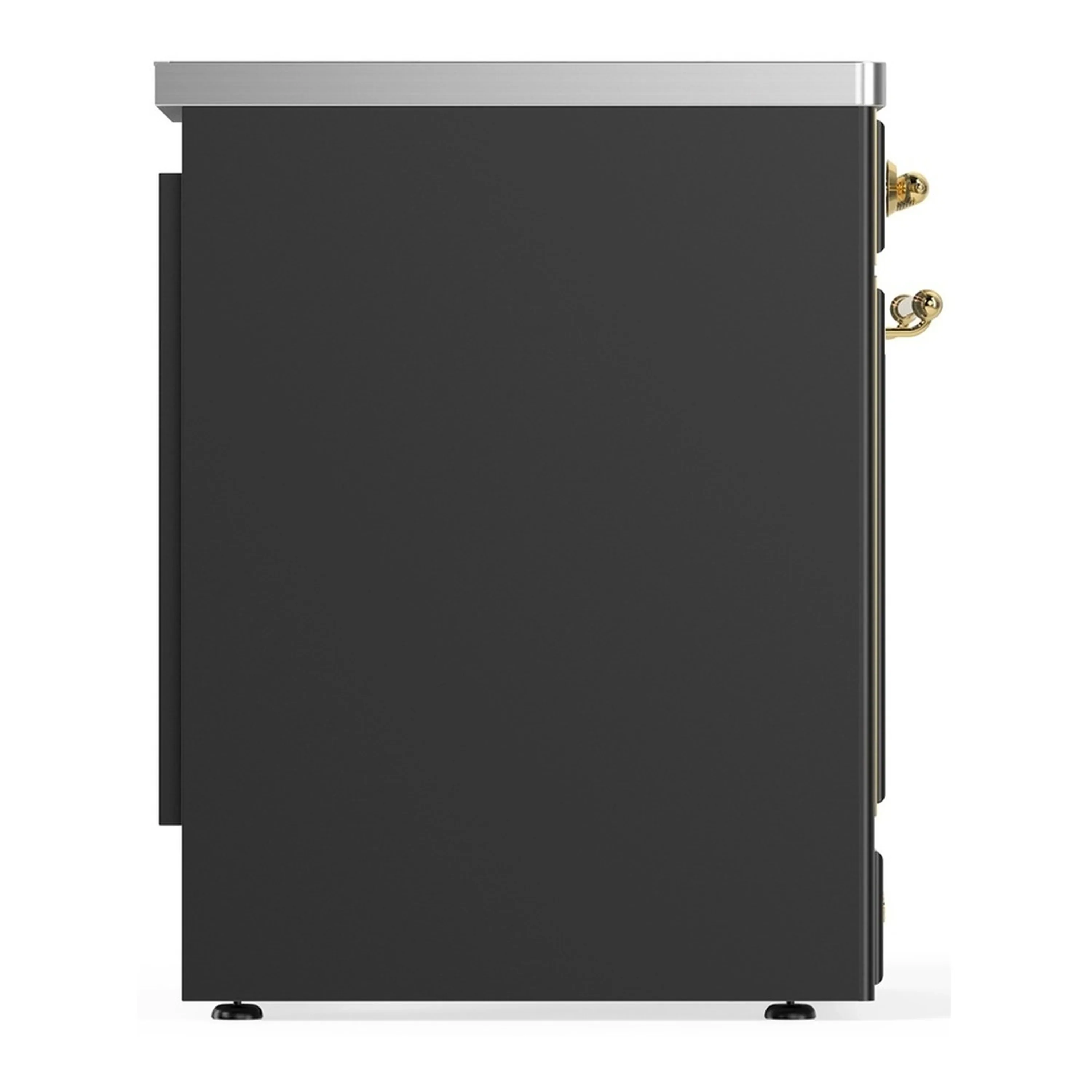 ILVE Majestic III 30-Inch Induction Range with 4 Induction Elements and Triple Glass Door Electric Oven in Matte Graphite with Brass Trim (UMIB30NR3MGG) - Image 6