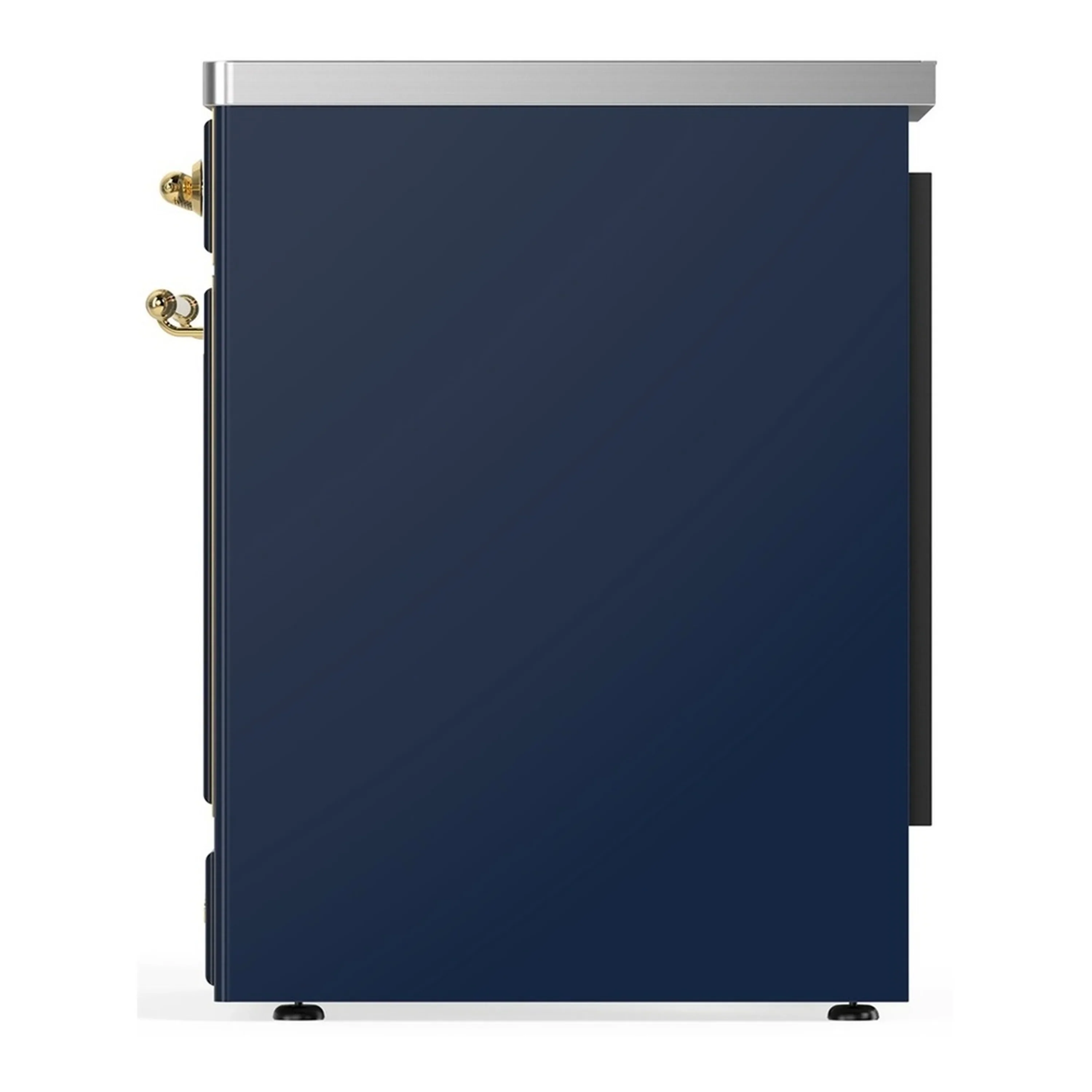 ILVE Majestic III 30-Inch Induction Range with 4 Induction Elements and Triple Glass Door Electric Oven in Mightnight Blue with Brass Trim (UMIB30NR3MBG) - Image 5