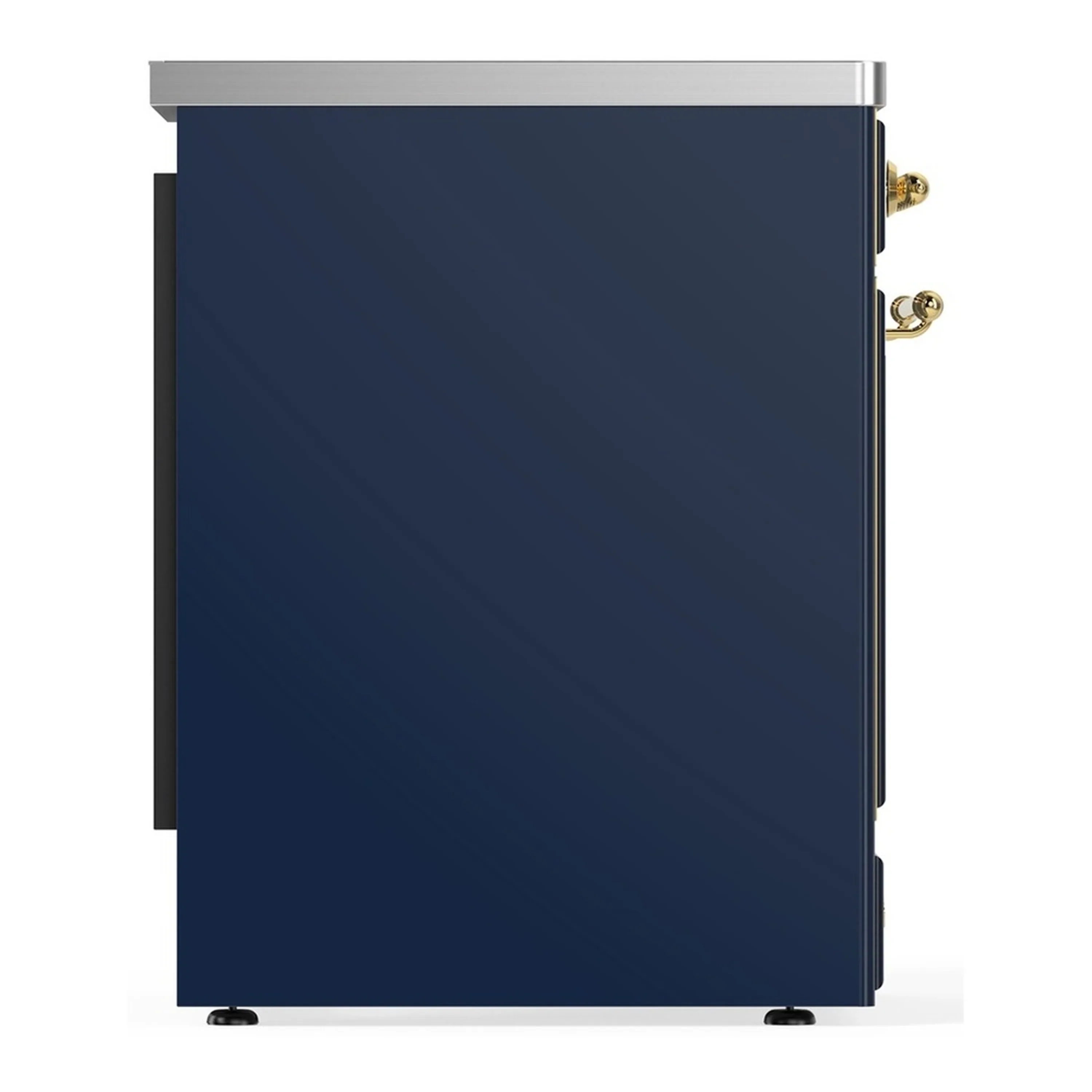 ILVE Majestic III 30-Inch Induction Range with 4 Induction Elements and Triple Glass Door Electric Oven in Mightnight Blue with Brass Trim (UMIB30NR3MBG) - Image 6