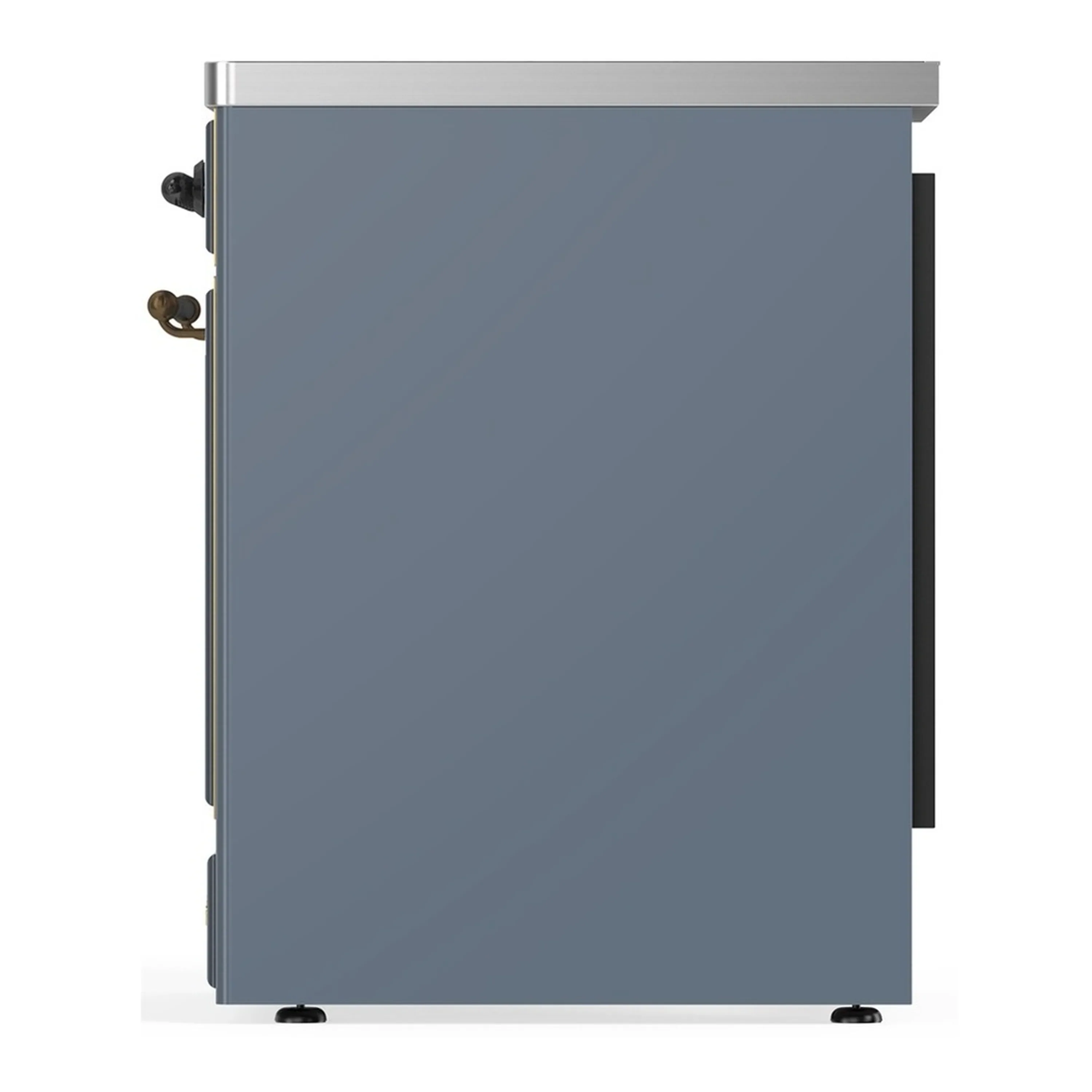 ILVE Majestic III 30-Inch Induction Range with 4 Induction Elements and Triple Glass Door Electric Oven in Blue Grey with Burnished Trim (UMIB30NR3BGB) - Image 5