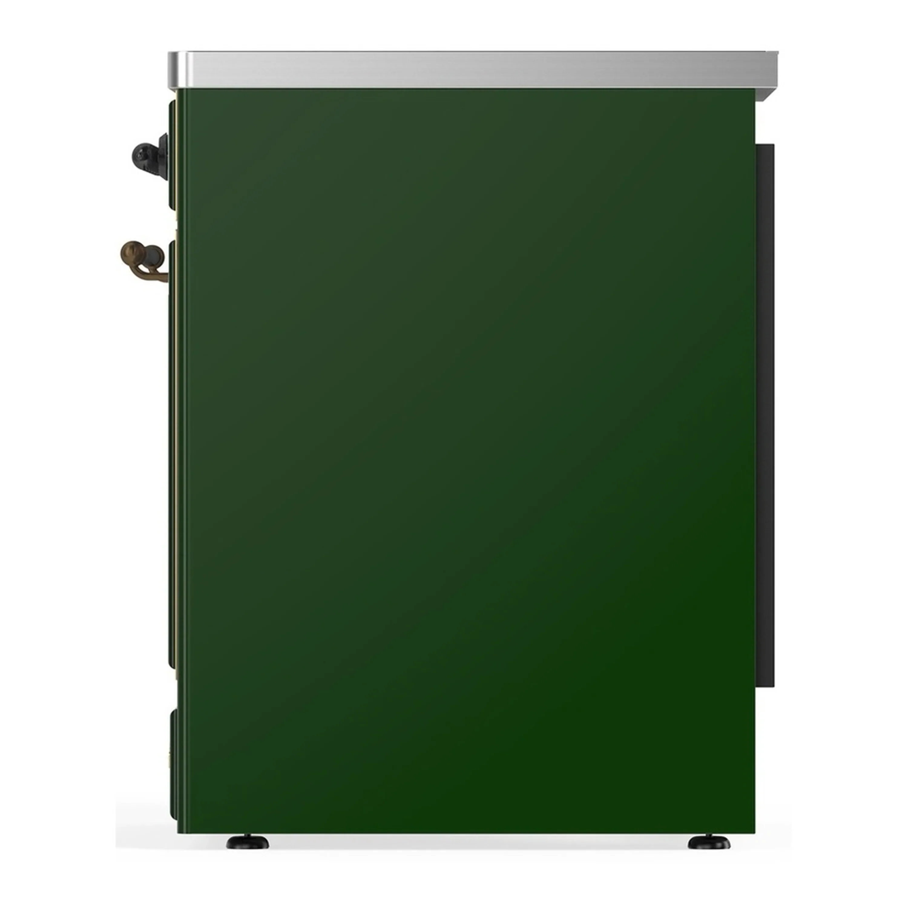 ILVE Majestic III 30-Inch Induction Range with 4 Induction Elements and Triple Glass Door Electric Oven in Emerald Green with Burnished Trim (UMIB30NR3EGB) - Image 5