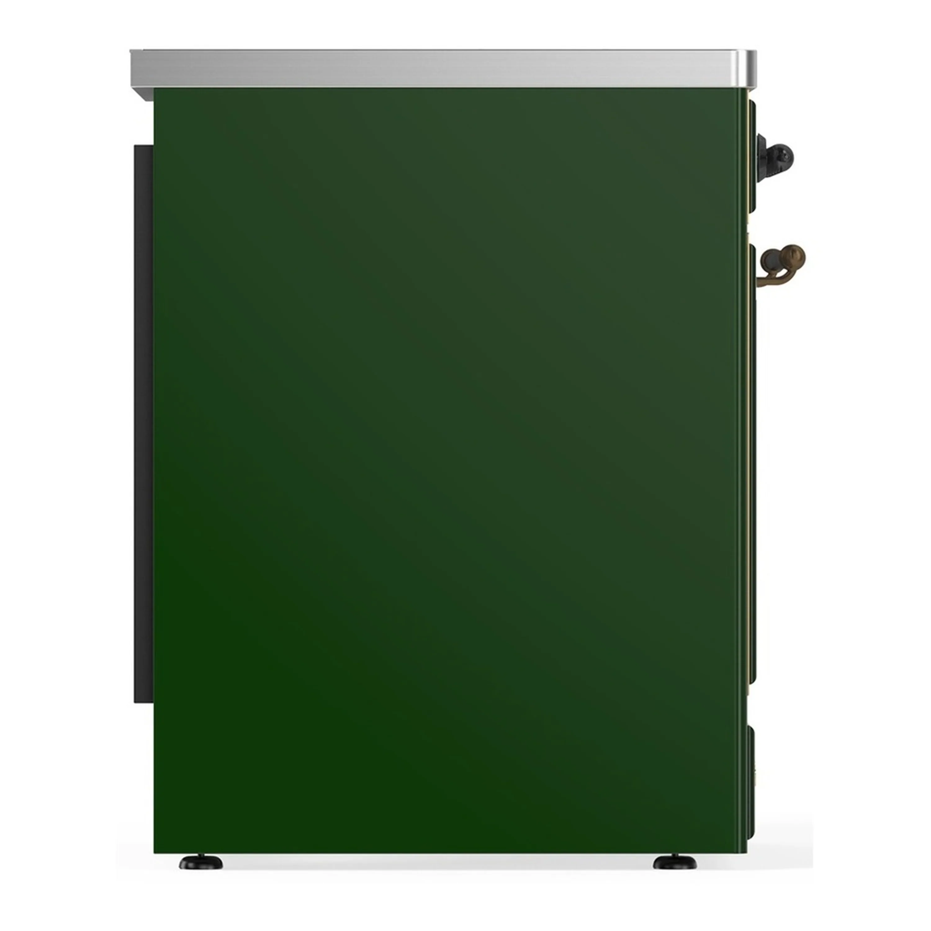 ILVE Majestic III 30-Inch Induction Range with 4 Induction Elements and Triple Glass Door Electric Oven in Emerald Green with Burnished Trim (UMIB30NR3EGB) - Image 6