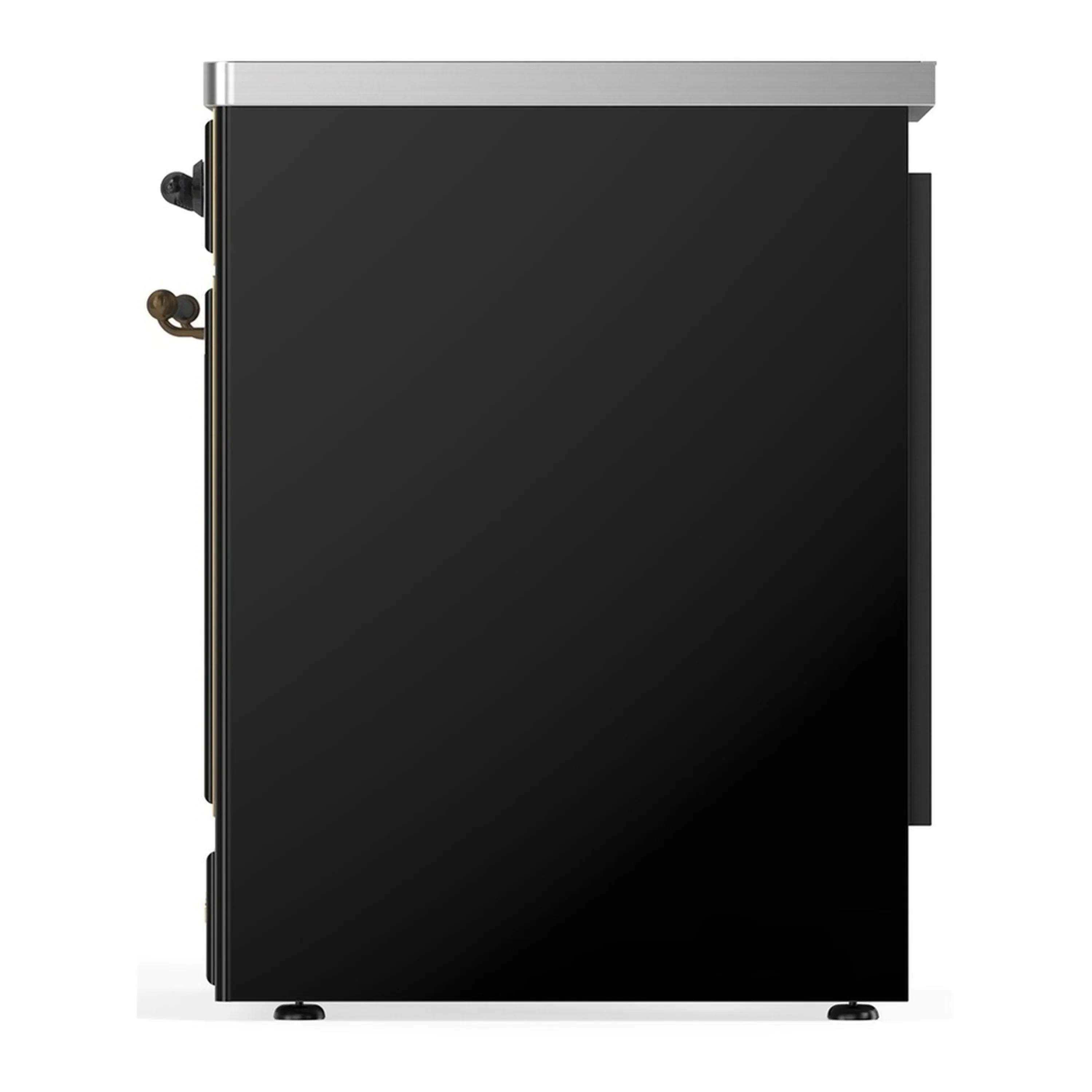 ILVE Majestic III 30-Inch Induction Range with 4 Induction Elements and Triple Glass Door Electric Oven in Glossy Black with Burnished Trim (UMIB30NR3BKB) - Image 5
