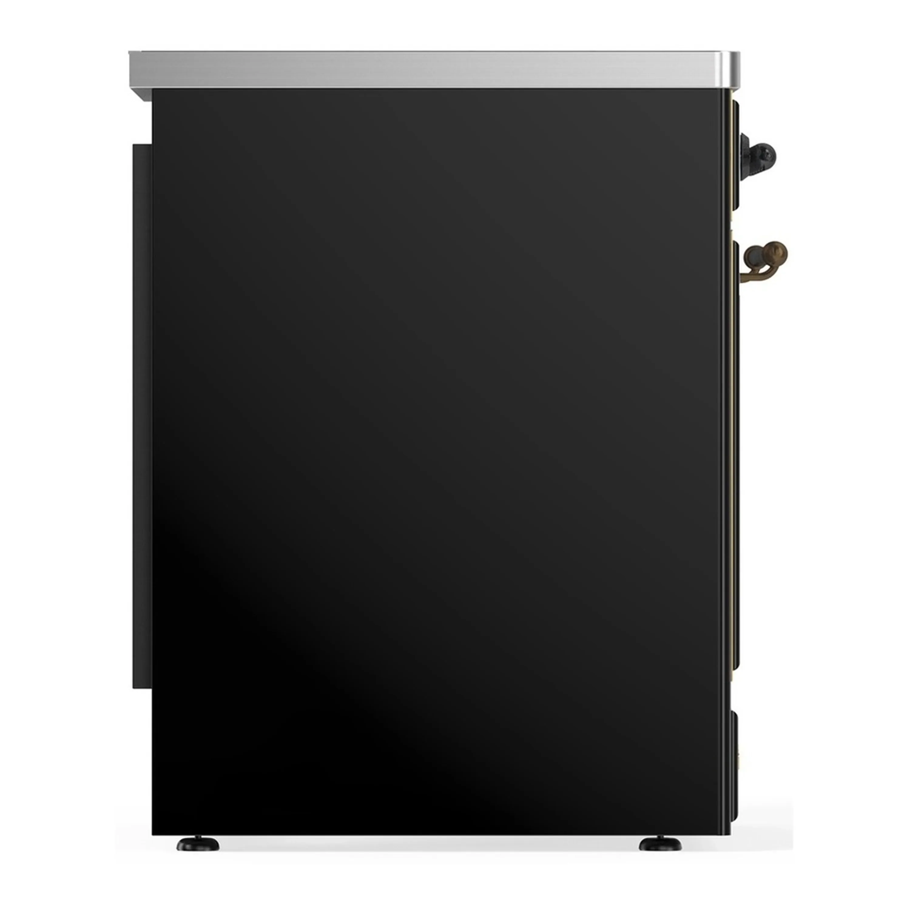 ILVE Majestic III 30-Inch Induction Range with 4 Induction Elements and Triple Glass Door Electric Oven in Glossy Black with Burnished Trim (UMIB30NR3BKB) - Image 6