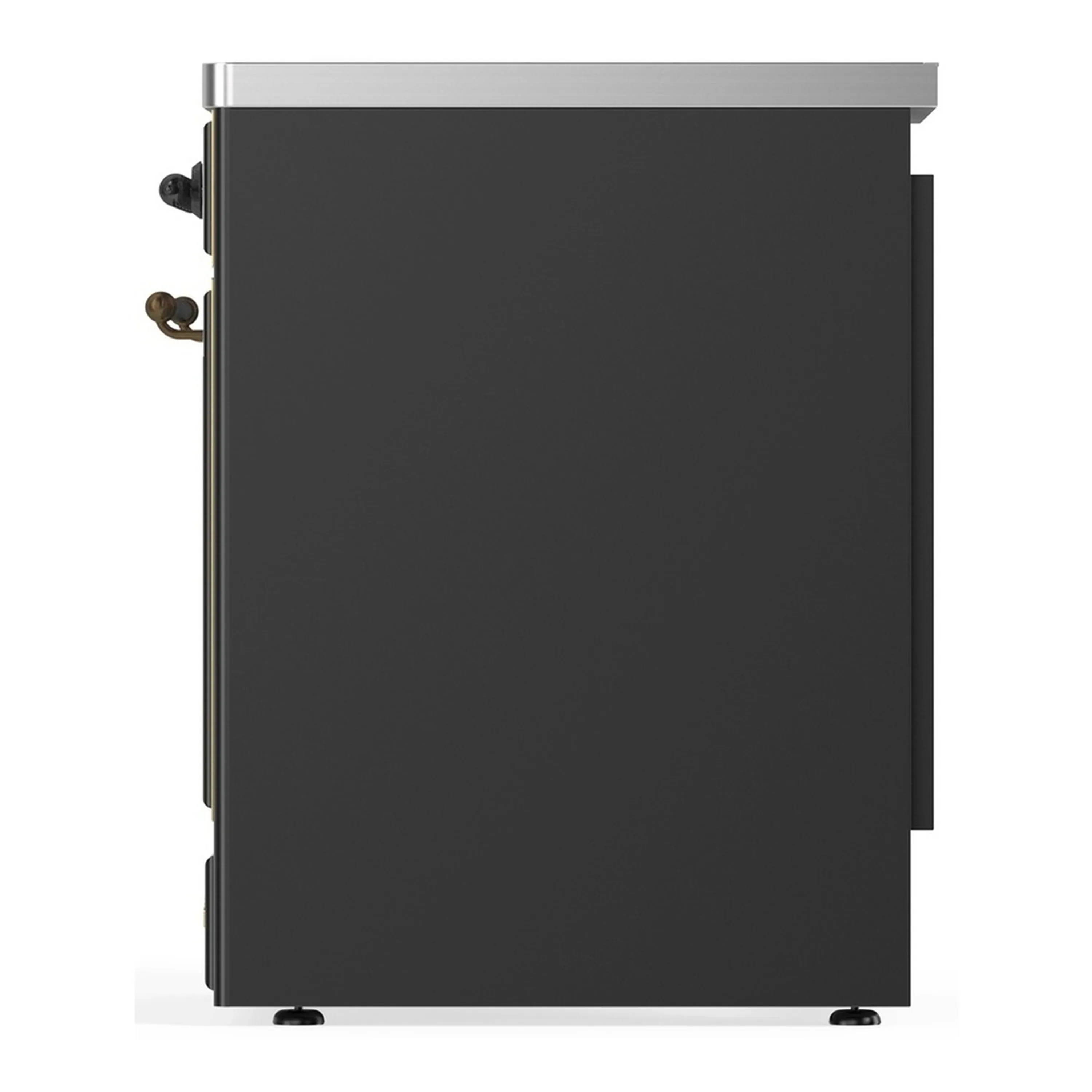 ILVE Majestic III 30-Inch Induction Range with 4 Induction Elements and Triple Glass Door Electric Oven in Matte Graphite with Burnished Trim (UMIB30NR3MGB) - Image 5