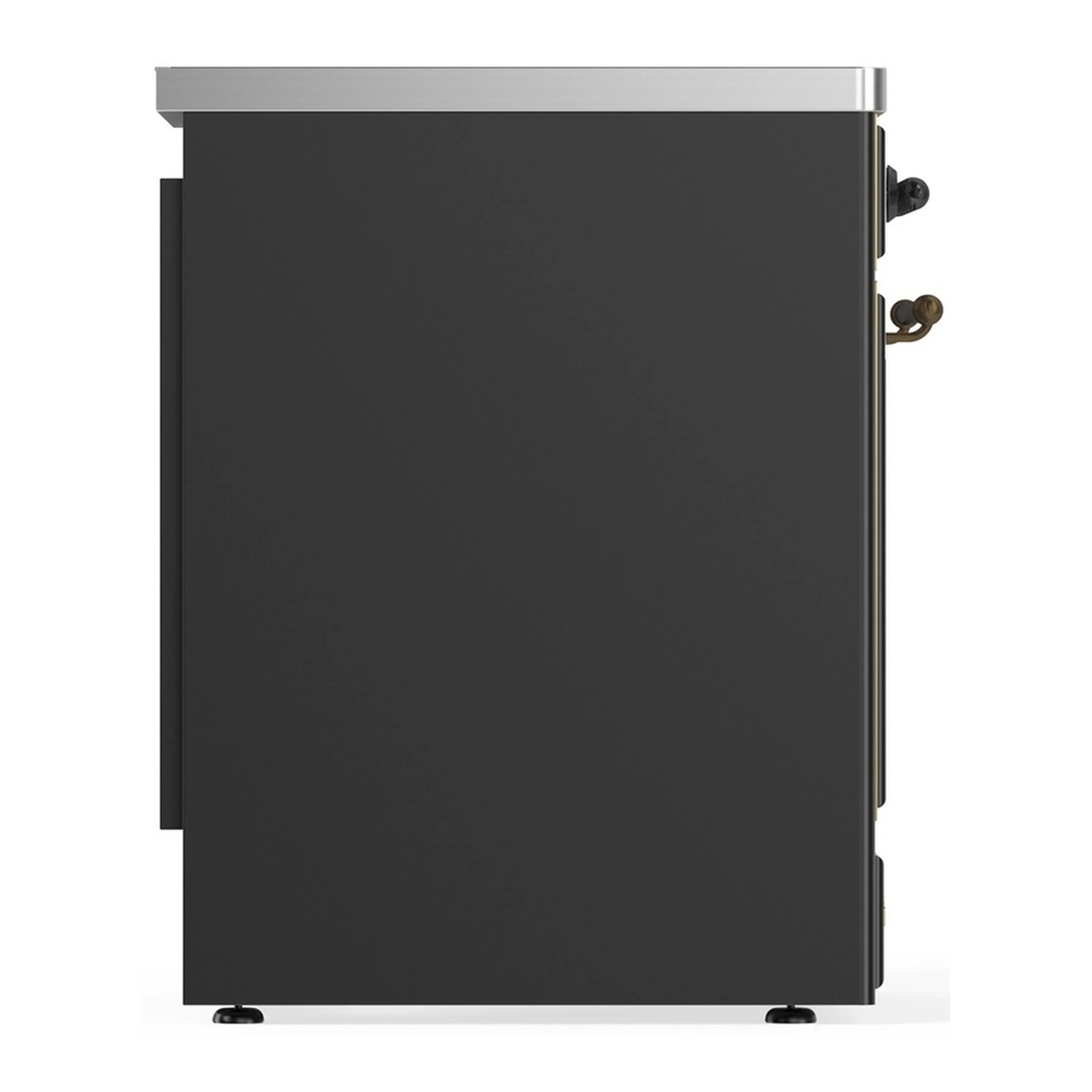 ILVE Majestic III 30-Inch Induction Range with 4 Induction Elements and Triple Glass Door Electric Oven in Matte Graphite with Burnished Trim (UMIB30NR3MGB) - Image 6