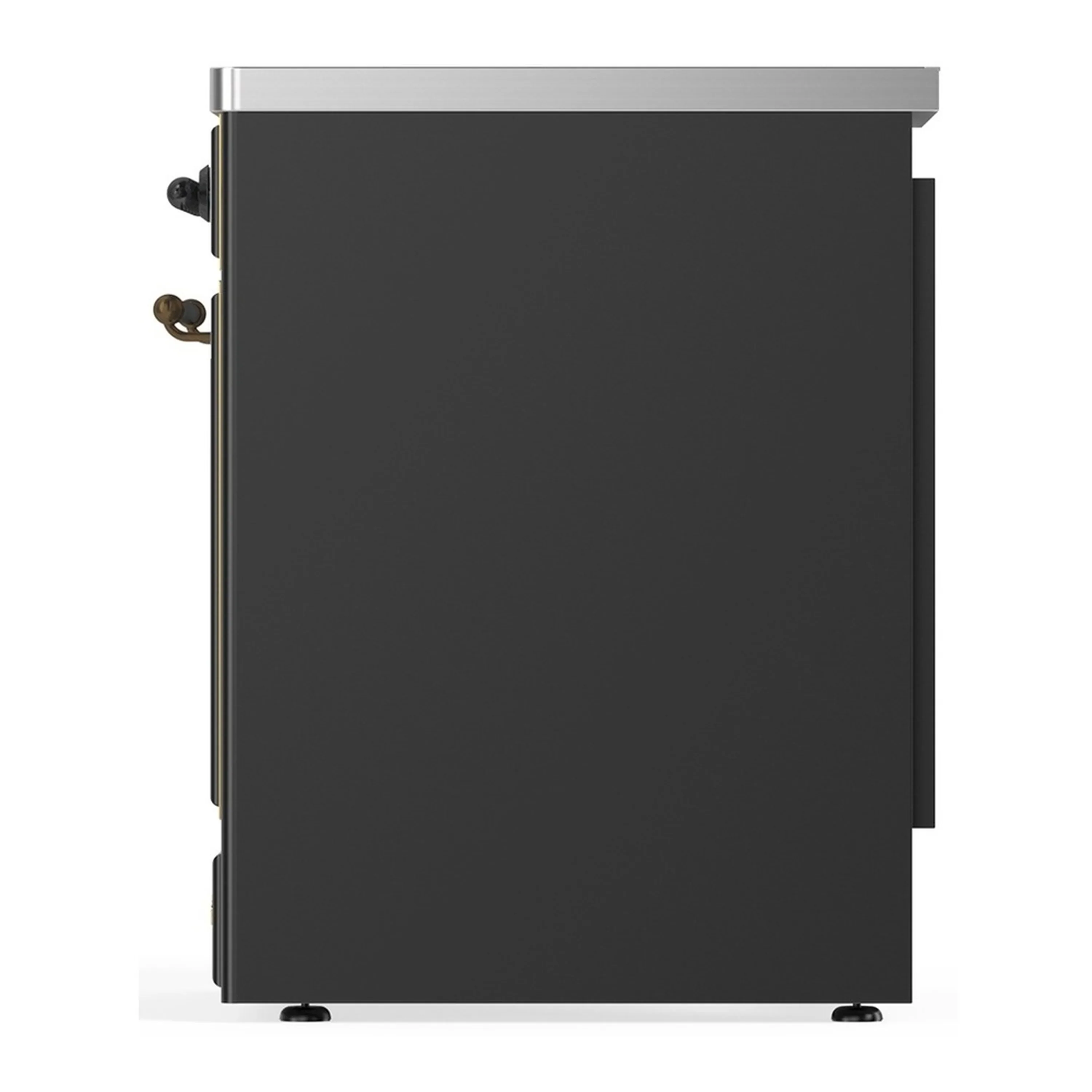 ILVE Majestic III 30-Inch Induction Range with 4 Induction Elements and Solid Door Electric Oven in Matte Graphite with Burnished Trim (UMIB30QNR3MGB) - Image 5