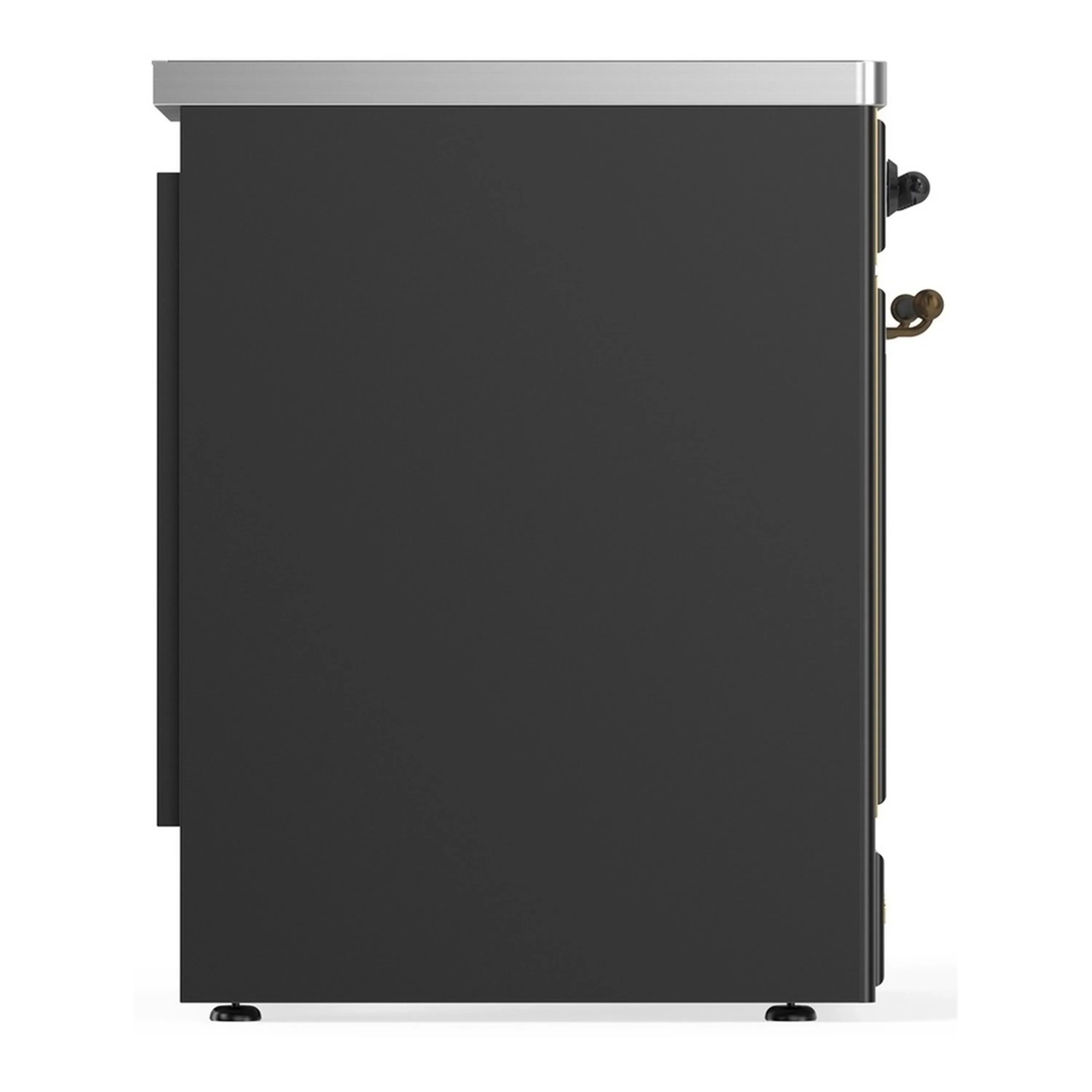 ILVE Majestic III 30-Inch Induction Range with 4 Induction Elements and Solid Door Electric Oven in Matte Graphite with Burnished Trim (UMIB30QNR3MGB) - Image 6