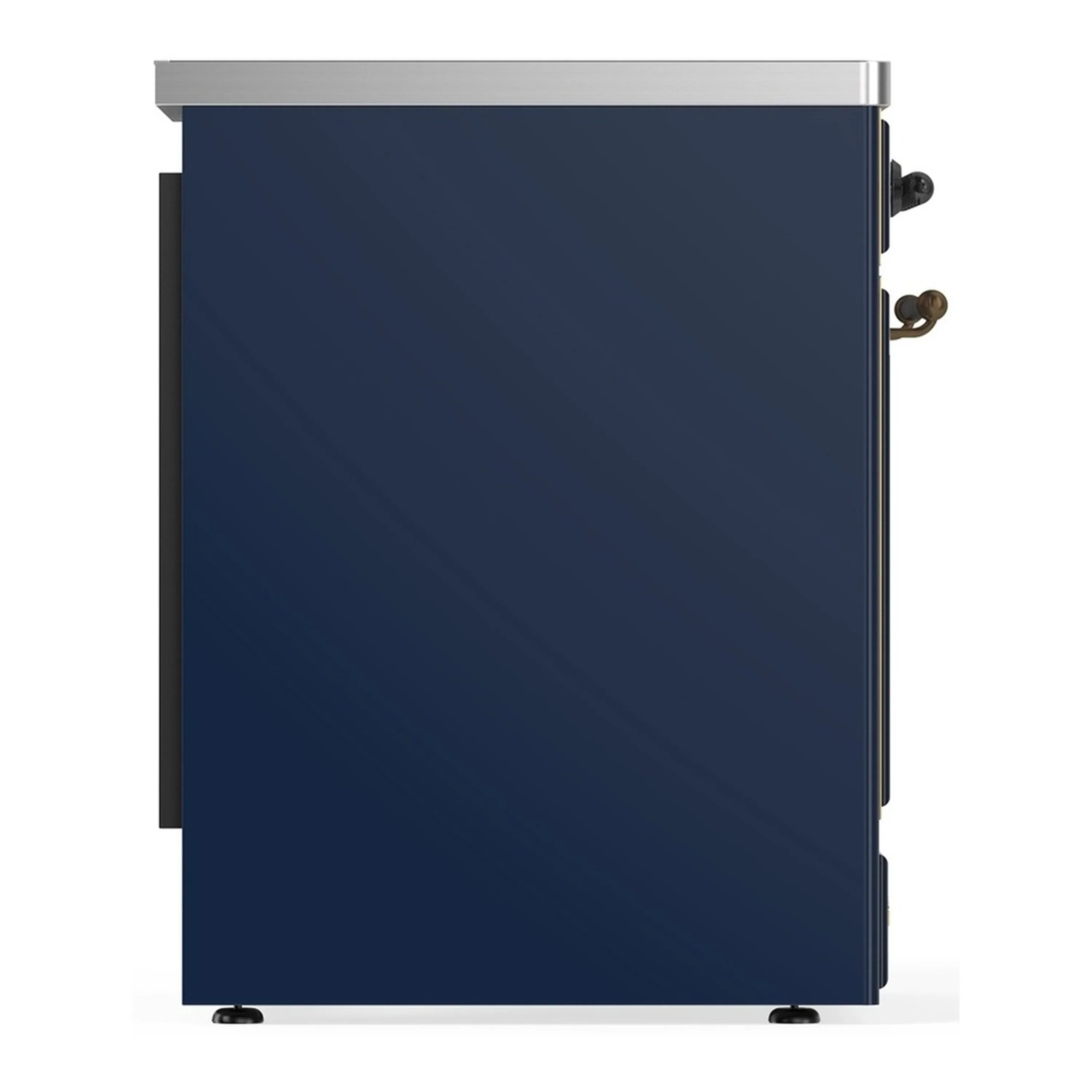 ILVE Majestic III 30-Inch Induction Range with 4 Induction Elements and Triple Glass Door Electric Oven in Mightnight Blue with Burnished Trim (UMIB30NR3MBB) - Image 6