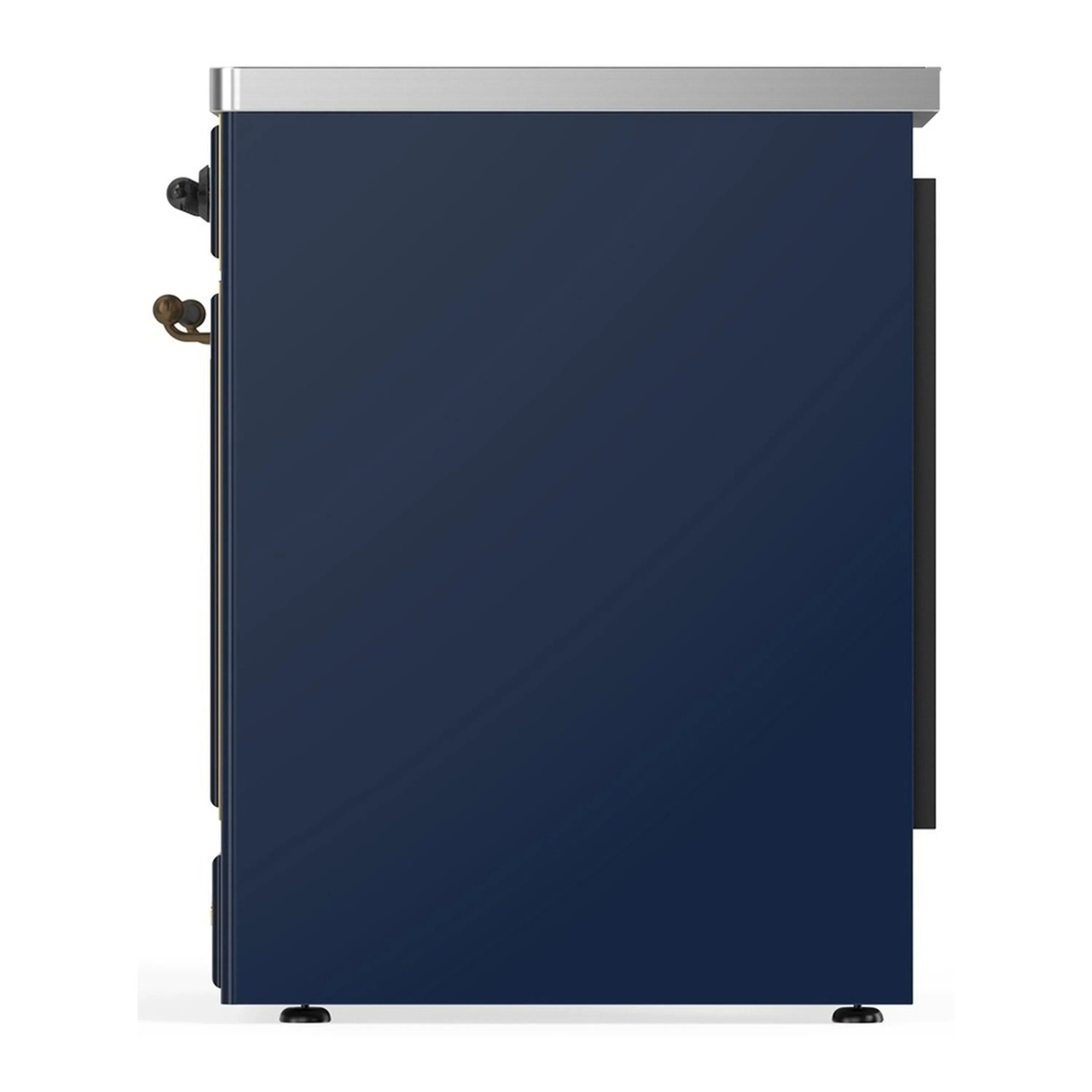 ILVE Majestic III 30-Inch Induction Range with 4 Induction Elements and Solid Door Electric Oven in Mightnight Blue with Burnished Trim (UMIB30QNR3MBB) - Image 5