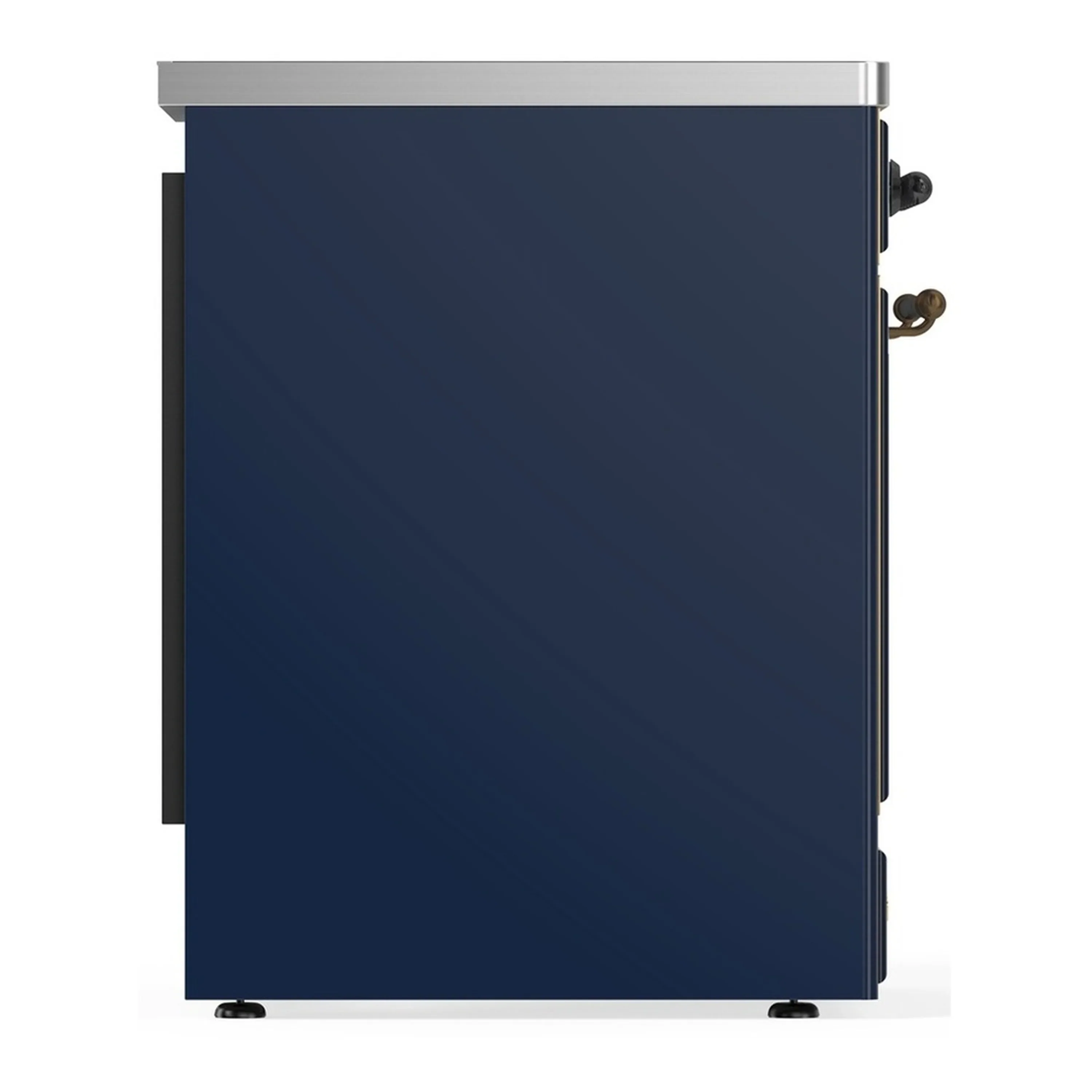 ILVE Majestic III 30-Inch Induction Range with 4 Induction Elements and Solid Door Electric Oven in Mightnight Blue with Burnished Trim (UMIB30QNR3MBB) - Image 6