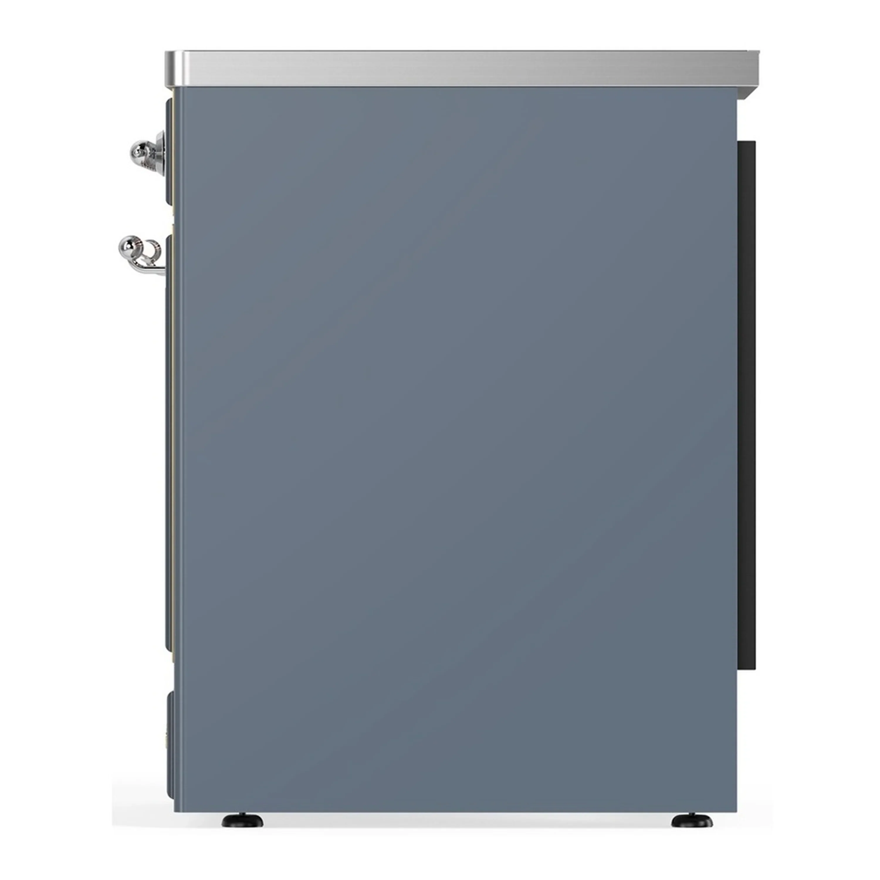 ILVE Majestic III 30-Inch Induction Range with 4 Induction Elements and Triple Glass Door Electric Oven in Blue Grey with Chrome Trim (UMIB30NR3BGC) - Image 5