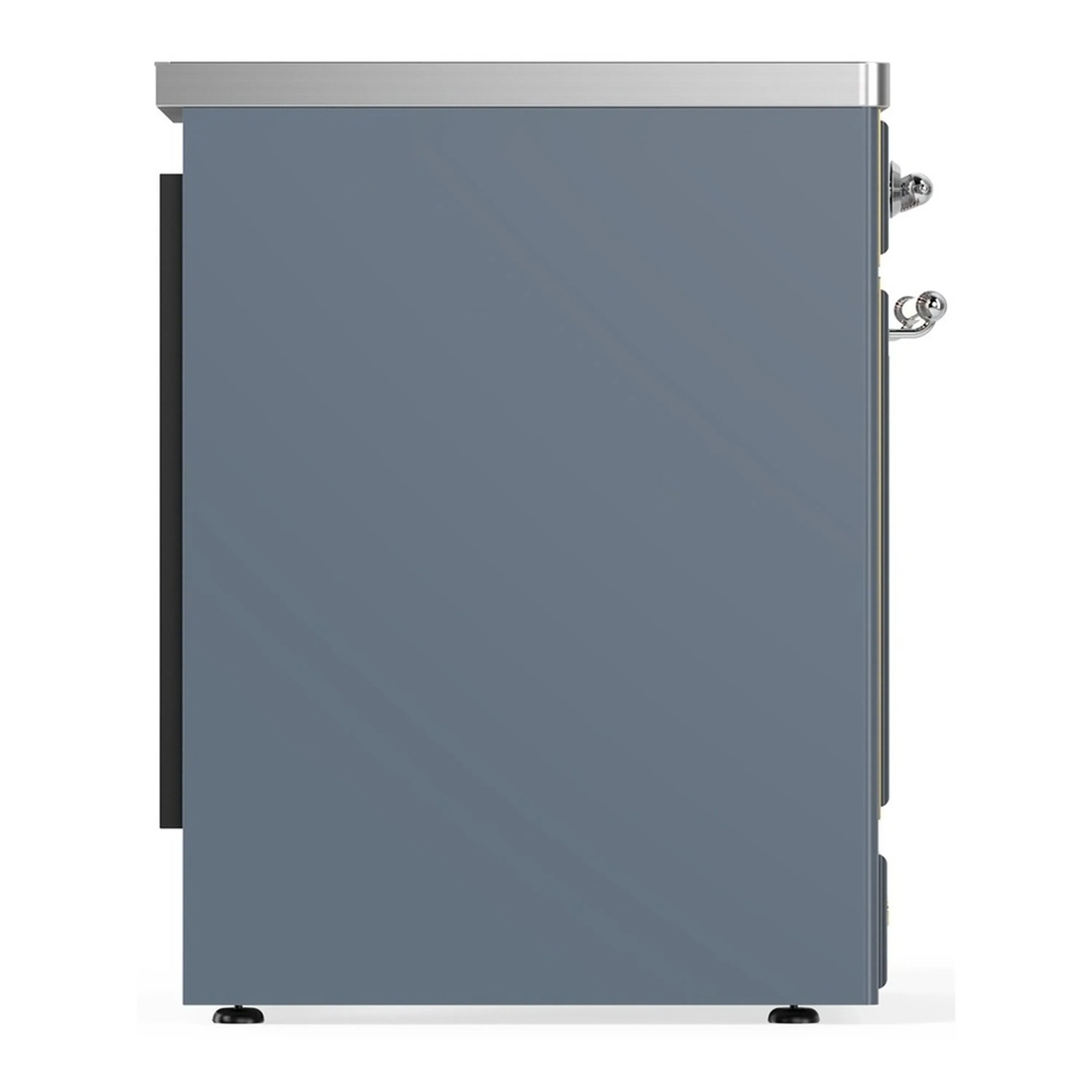 ILVE Majestic III 30-Inch Induction Range with 4 Induction Elements and Triple Glass Door Electric Oven in Blue Grey with Chrome Trim (UMIB30NR3BGC) - Image 6