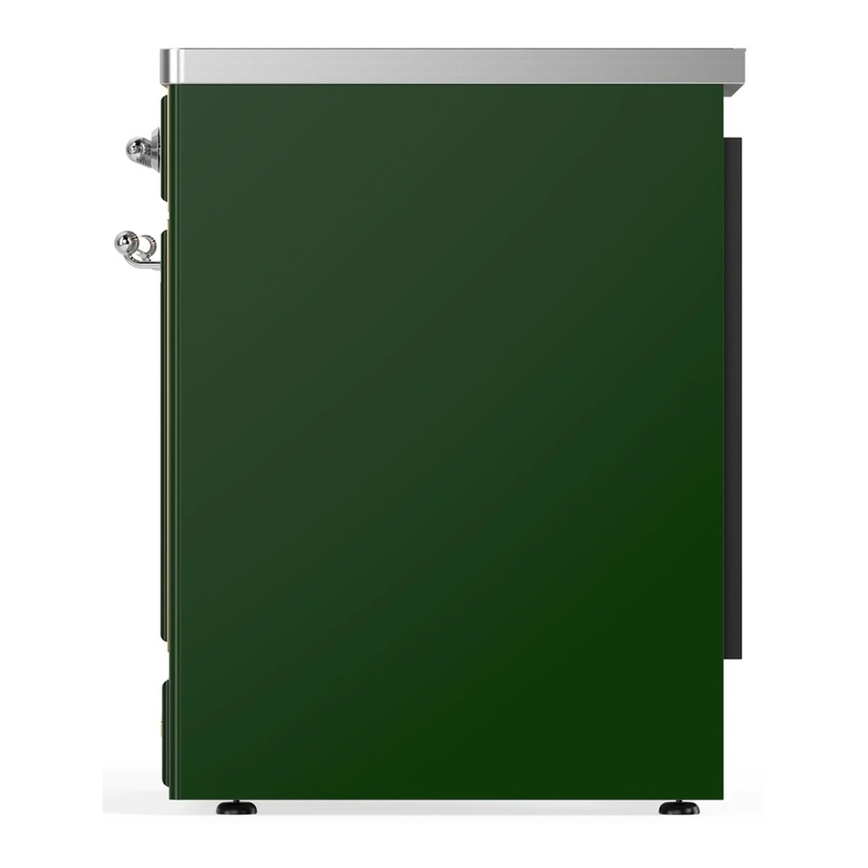 ILVE Majestic III 30-Inch Induction Range with 4 Induction Elements and Solid Door Electric Oven in Emerald Green with Chrome Trim (UMIB30QNR3EGC) - Image 5