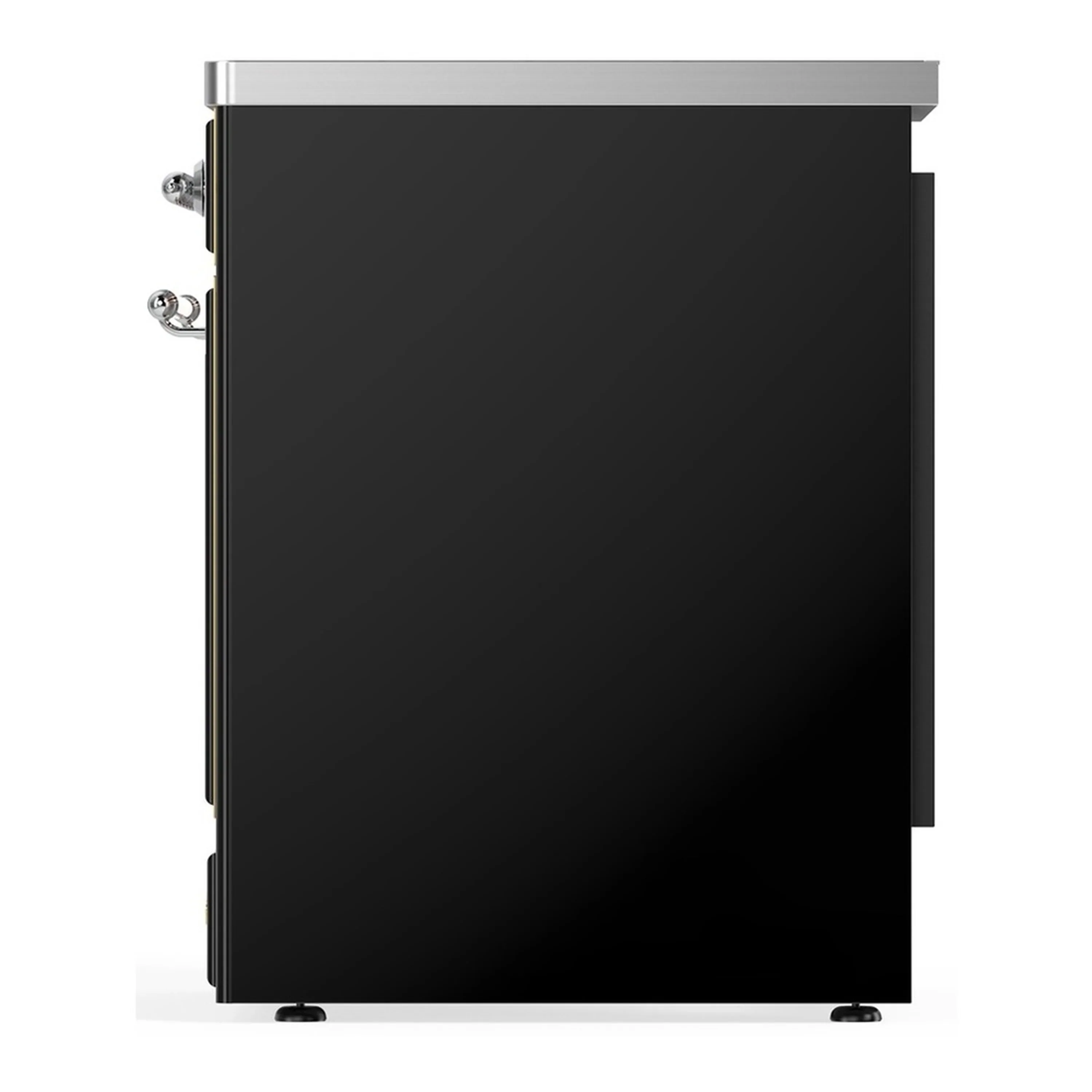 ILVE Majestic III 30-Inch Induction Range with 4 Induction Elements and Triple Glass Door Electric Oven in Glossy Black with Chrome Trim (UMIB30NR3BKC) - Image 5