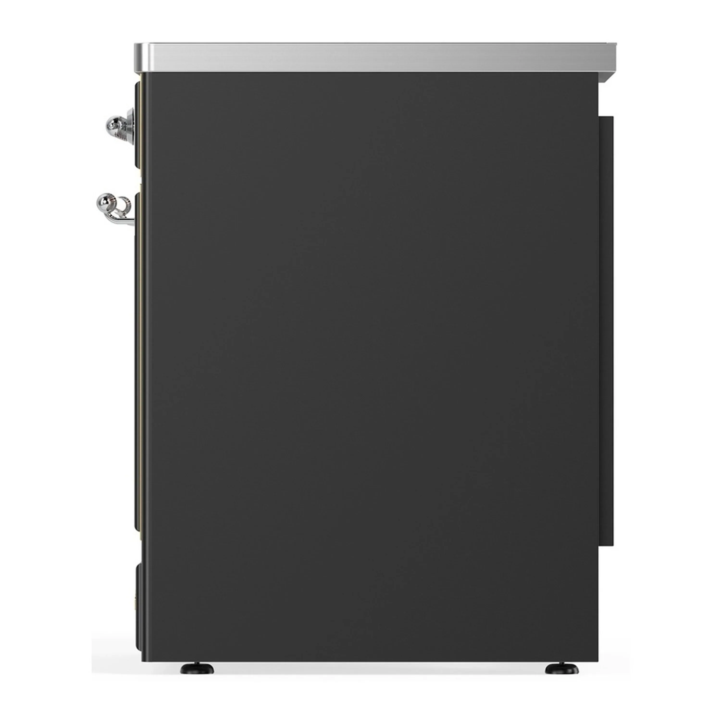 ILVE Majestic III 30-Inch Induction Range with 4 Induction Elements and Triple Glass Door Electric Oven in Matte Graphite with Chrome Trim (UMIB30NR3MGC) - Image 5