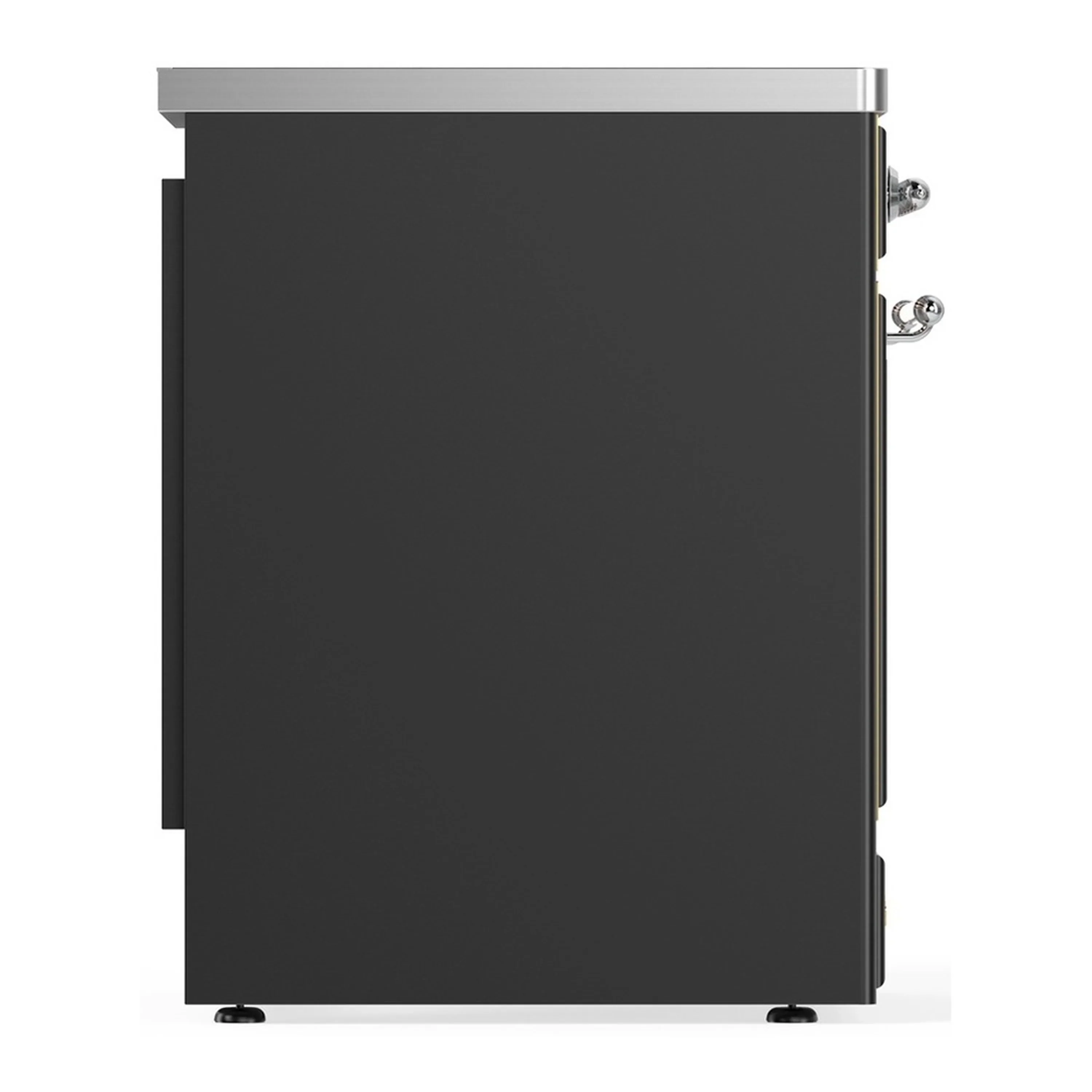 ILVE Majestic III 30-Inch Induction Range with 4 Induction Elements and Triple Glass Door Electric Oven in Matte Graphite with Chrome Trim (UMIB30NR3MGC) - Image 6