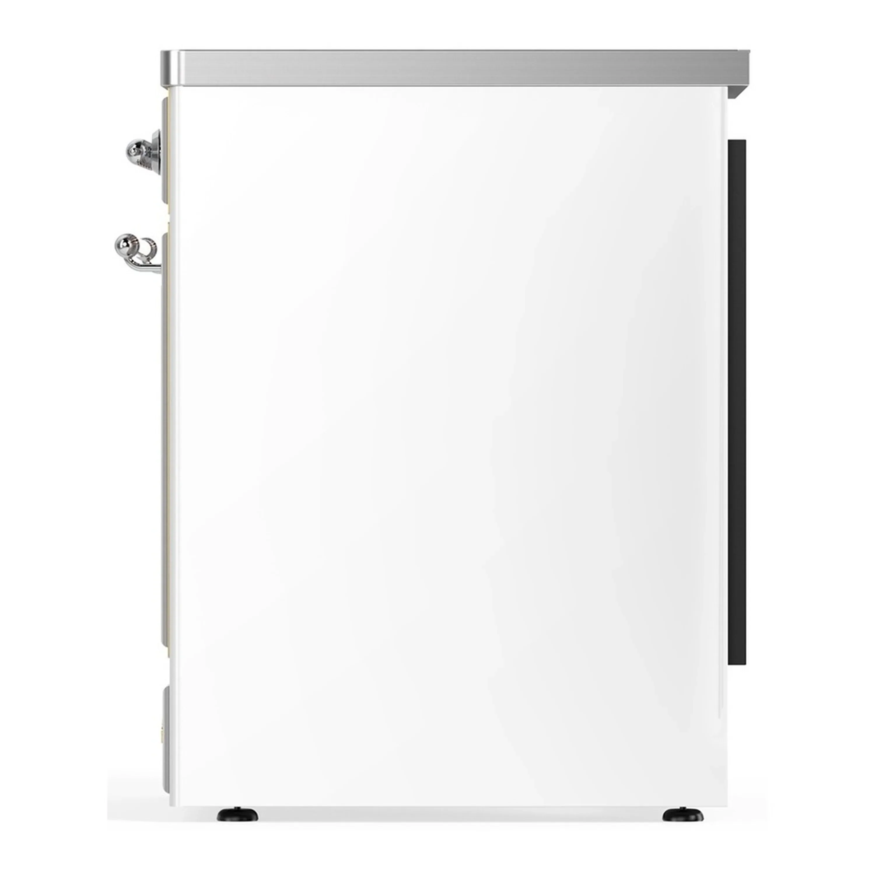 ILVE Majestic III 30-Inch Induction Range with 4 Induction Elements and Triple Glass Door Electric Oven in White with Chrome Trim (UMIB30NR3WHC) - Image 5