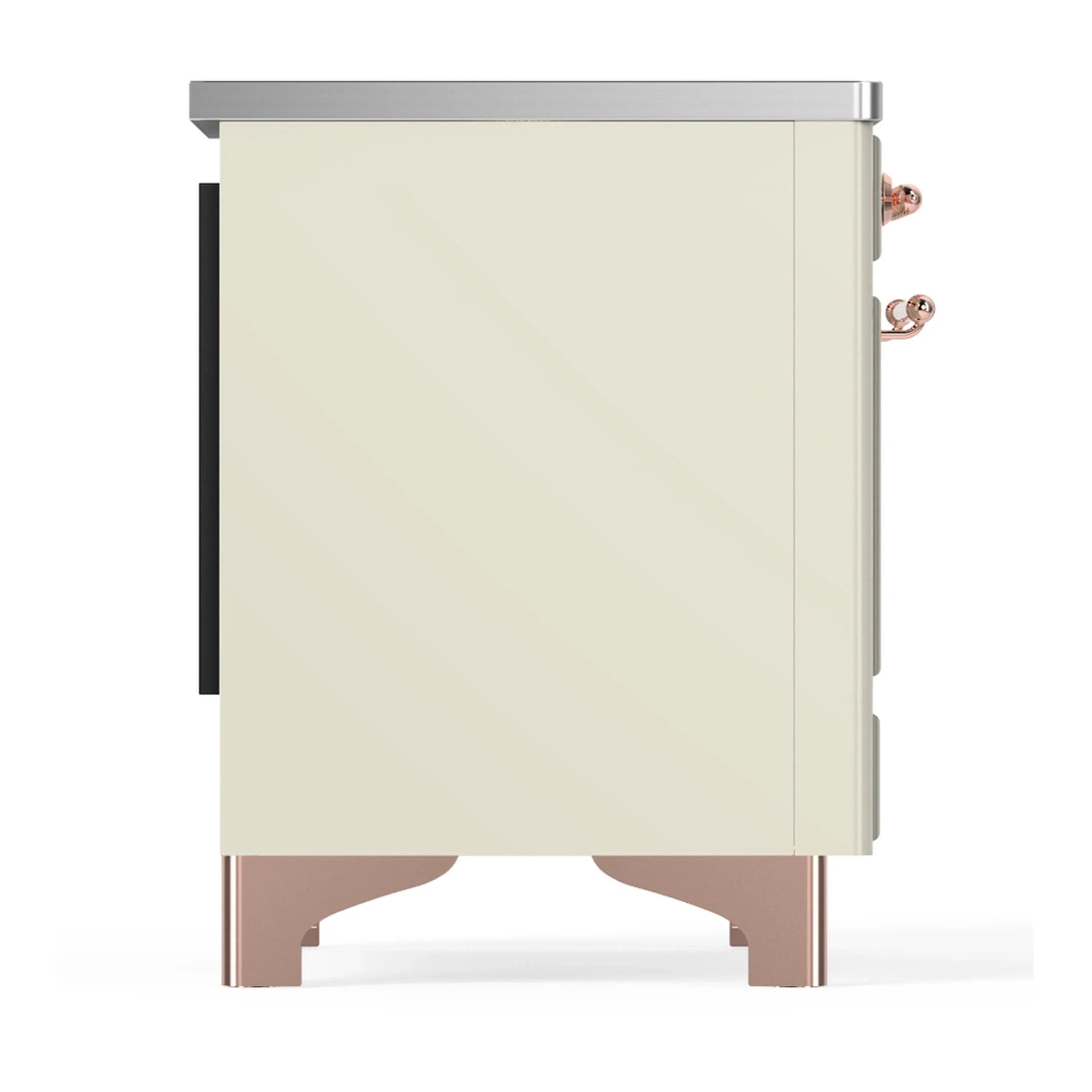 ILVE Majestic III 36-Inch Induction Range with 6 Induction Elements and Triple Glass Door Electric Oven in Antique White with Copper Trim (UMIB36NR3AWP) - Image 6