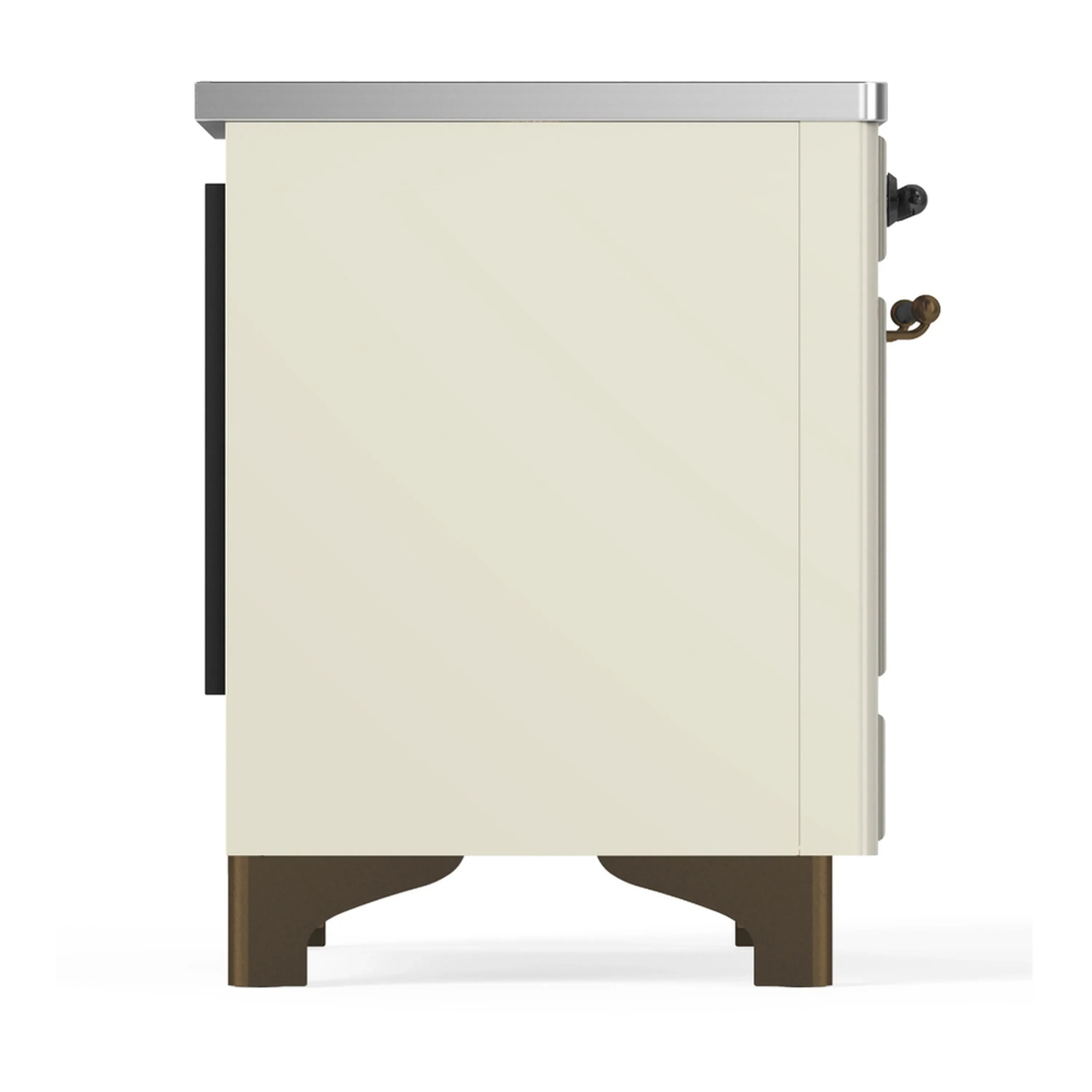 ILVE Majestic III 36-Inch Induction Range with 6 Induction Elements and Triple Glass Door Electric Oven in Antique White with Burnished Trim (UMIB36NR3AWB) - Image 6