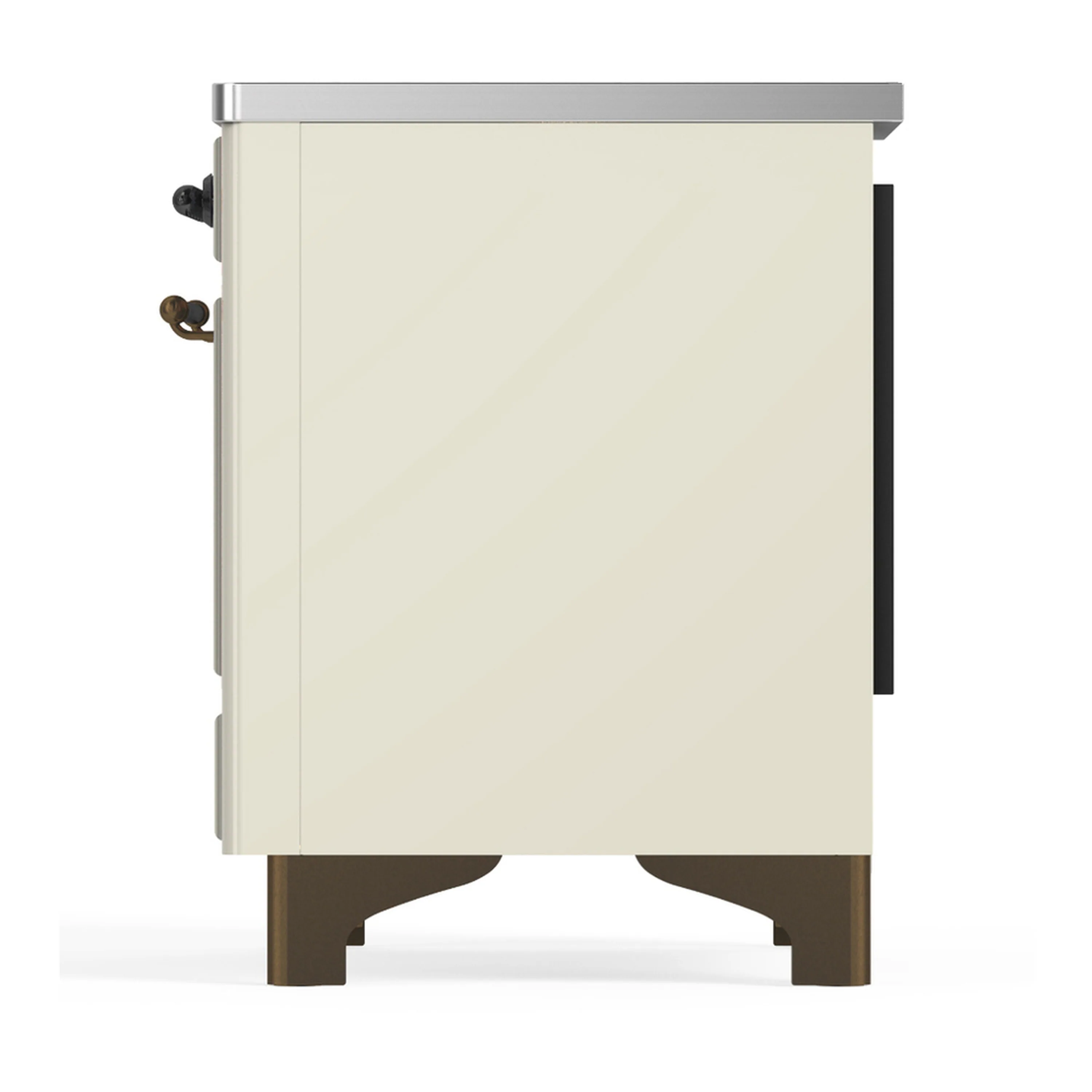 ILVE Majestic III 36-Inch Induction Range with 6 Induction Elements and Triple Glass Door Electric Oven in Antique White with Burnished Trim (UMIB36NR3AWB) - Image 7