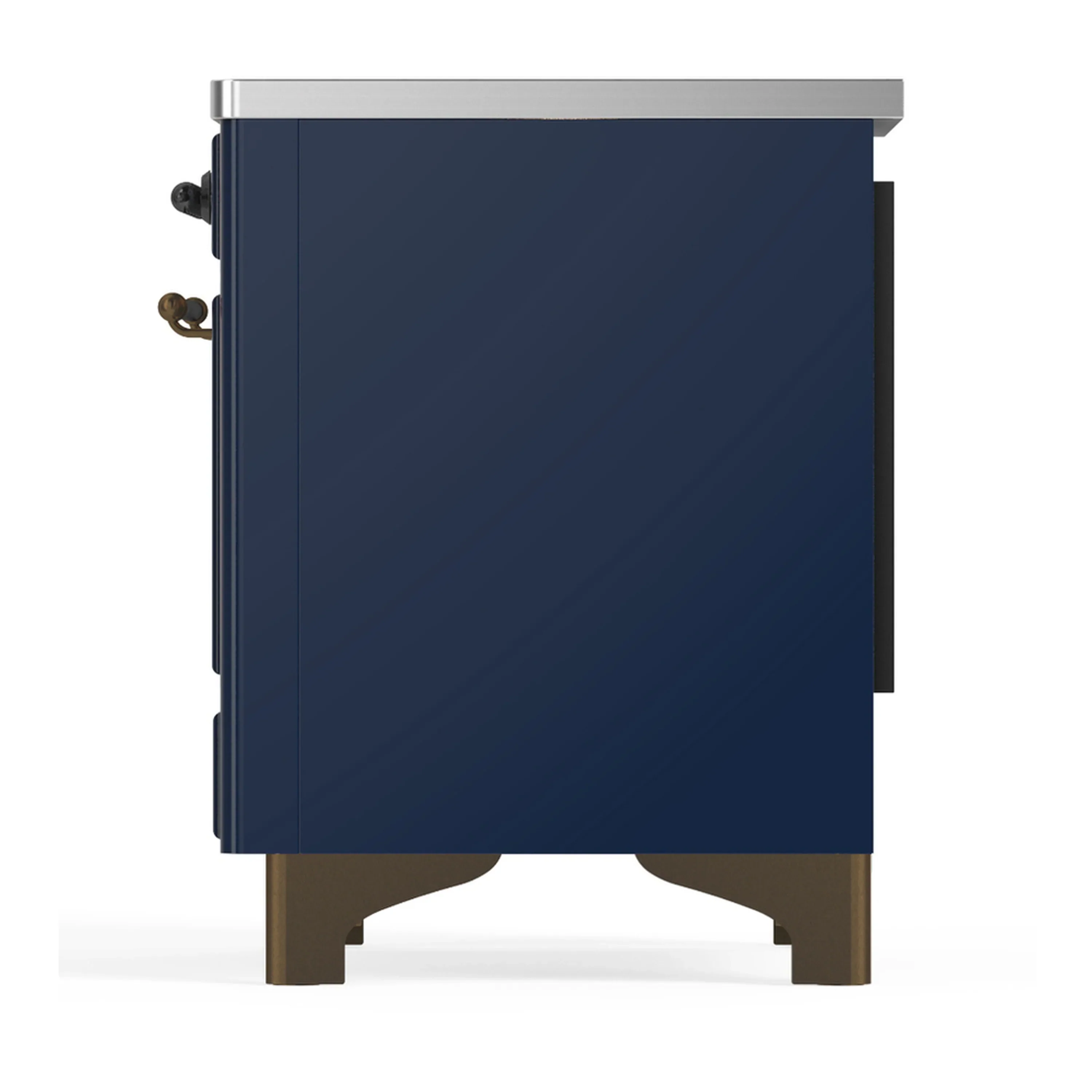 ILVE Majestic III 36-Inch Induction Range with 6 Induction Elements and Triple Glass Door Electric Oven in Mightnight Blue with Burnished Trim (UMIB36NR3MBB) - Image 7