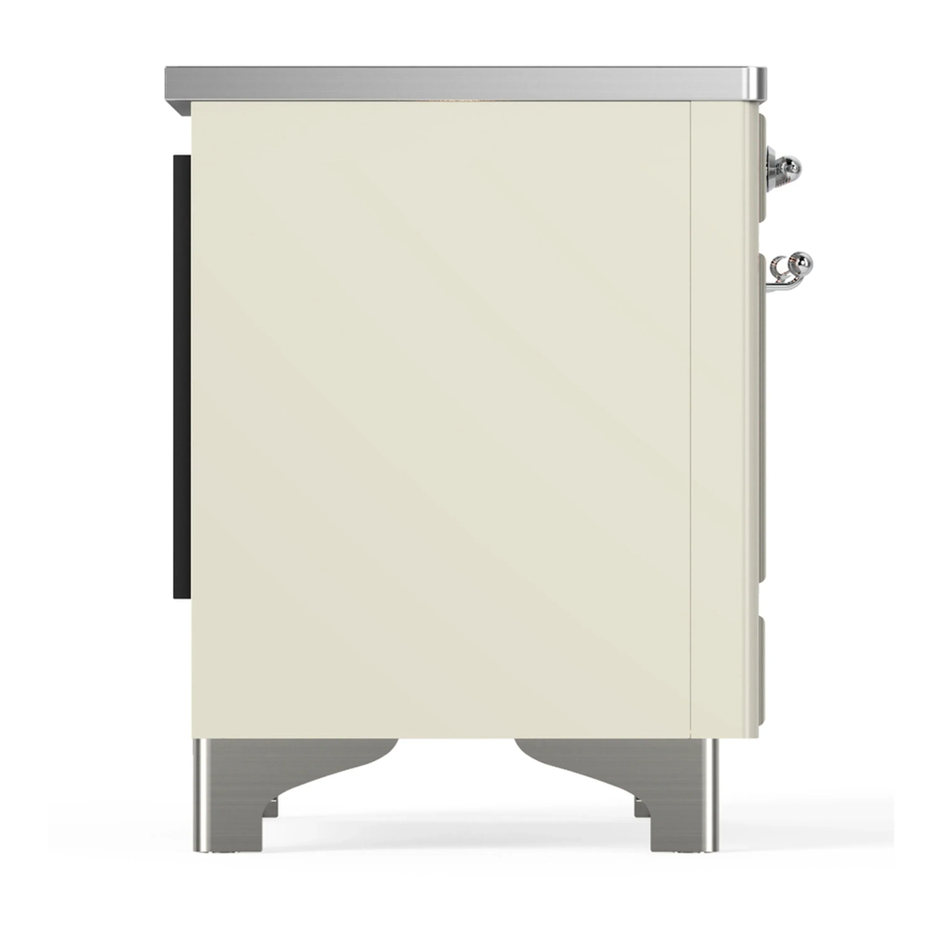 ILVE Majestic III 36-Inch Induction Range with 6 Induction Elements and Solid Door Electric Oven in Antique White with Chrome Trim (UMIB36QNR3AWC) - Image 6