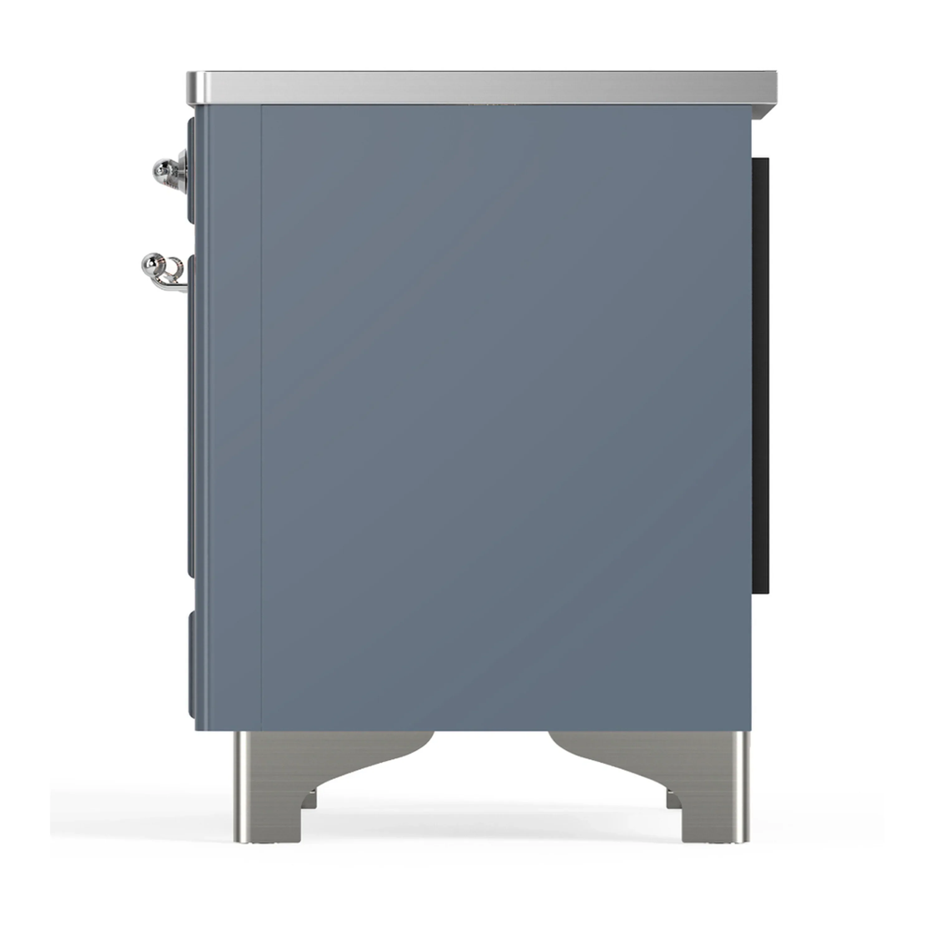 ILVE Majestic III 36-Inch Induction Range with 6 Induction Elements and Triple Glass Door Electric Oven in Blue Grey with Chrome Trim (UMIB36NR3BGC) - Image 7