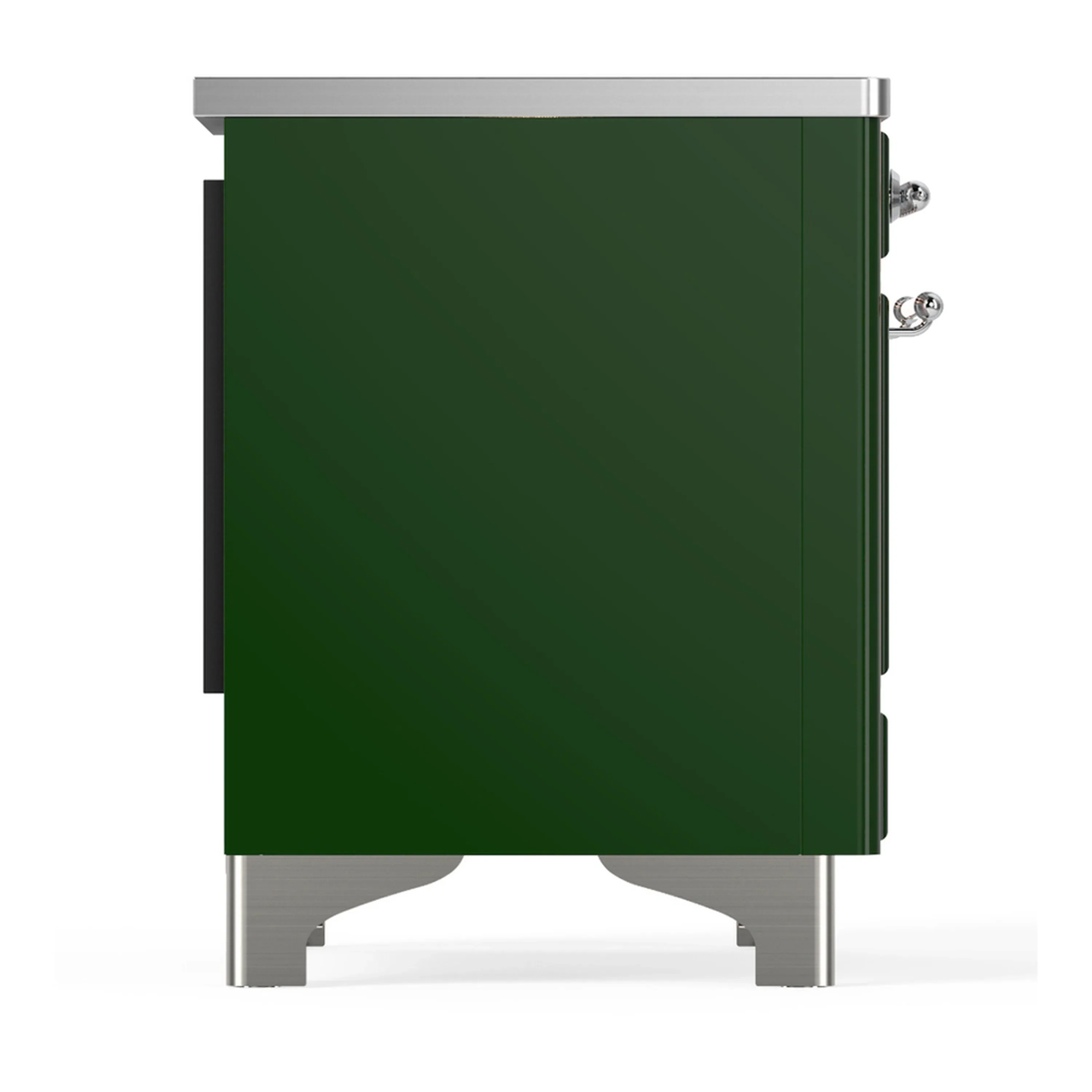 ILVE Majestic III 36-Inch Induction Range with 6 Induction Elements and Triple Glass Door Electric Oven in Emerald Green with Chrome Trim (UMIB36NR3EGC) - Image 6