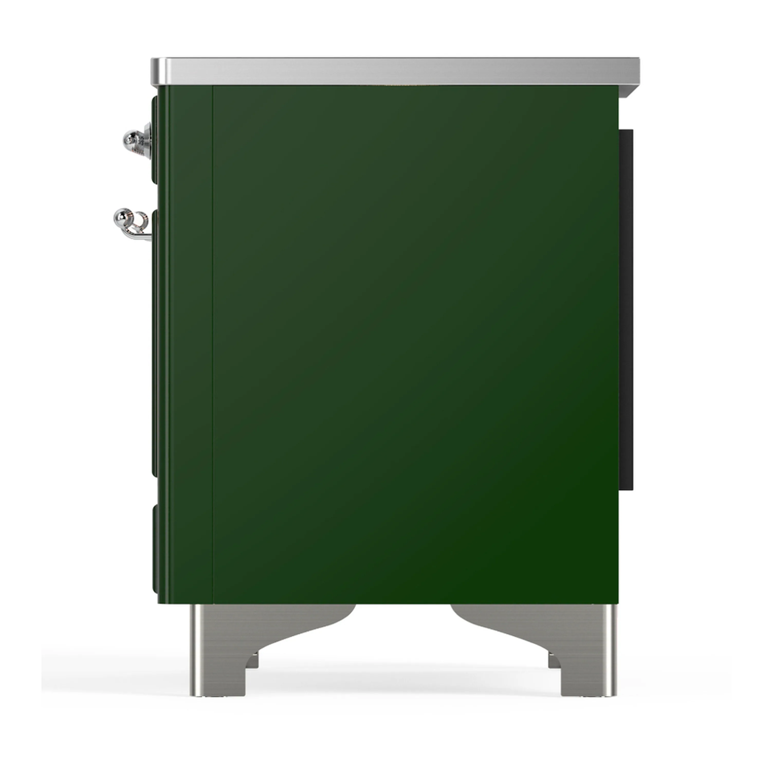 ILVE Majestic III 36-Inch Induction Range with 6 Induction Elements and Triple Glass Door Electric Oven in Emerald Green with Chrome Trim (UMIB36NR3EGC) - Image 7
