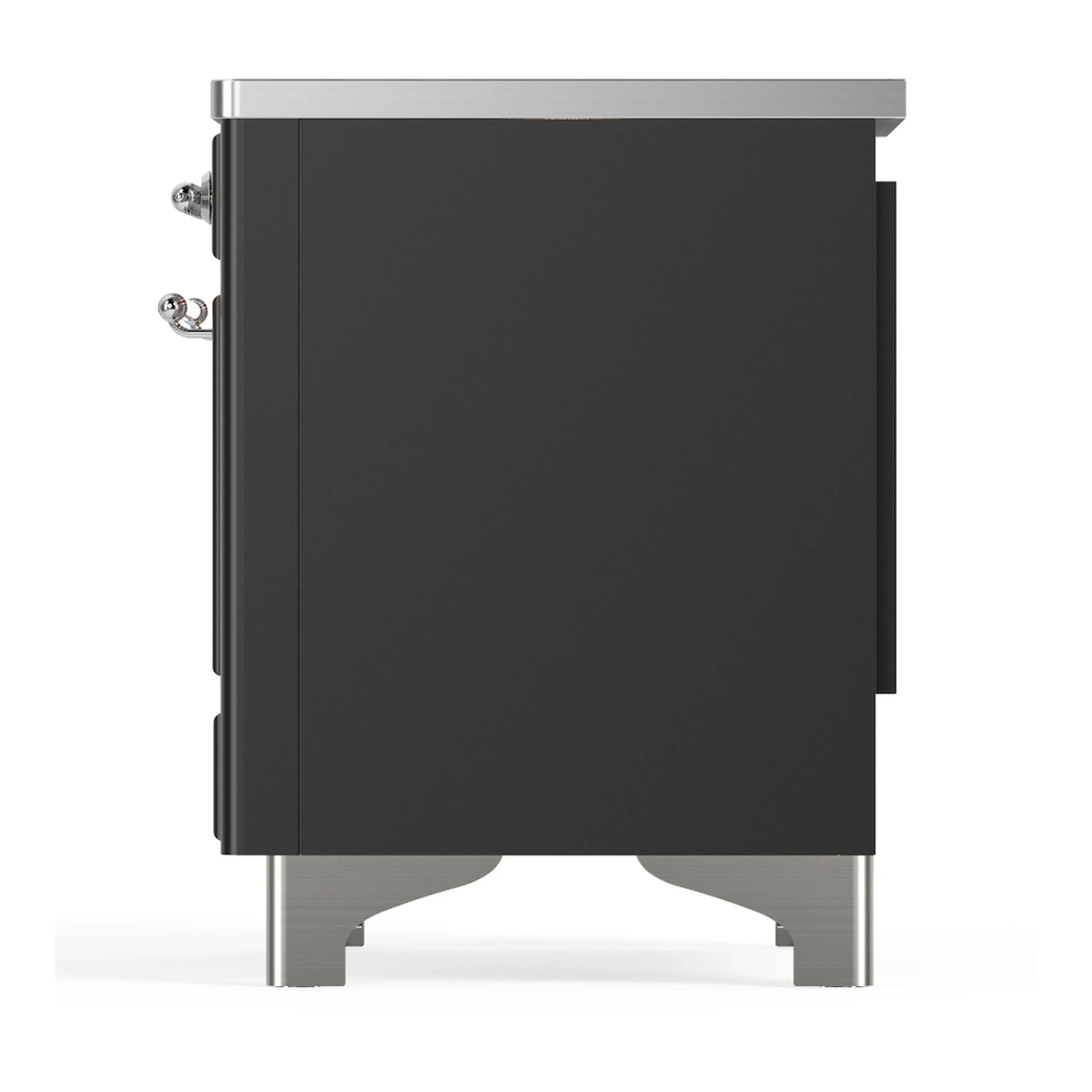 ILVE Majestic III 36-Inch Induction Range with 6 Induction Elements and Triple Glass Door Electric Oven in Matte Graphite with Chrome Trim (UMIB36NR3MGC) - Image 7