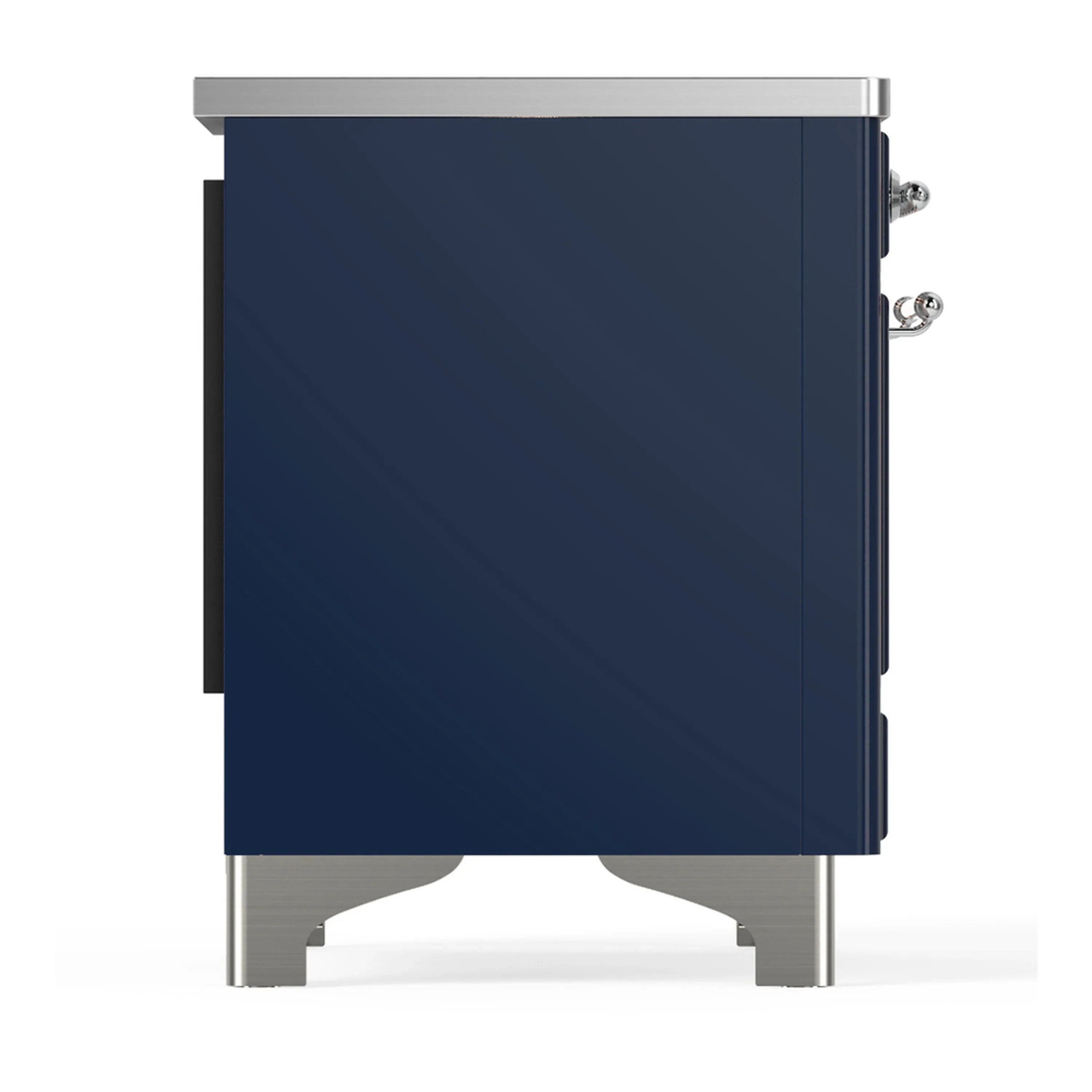 ILVE Majestic III 36-Inch Induction Range with 6 Induction Elements and Triple Glass Door Electric Oven in Mightnight Blue with Chrome Trim (UMIB36NR3MBC) - Image 6