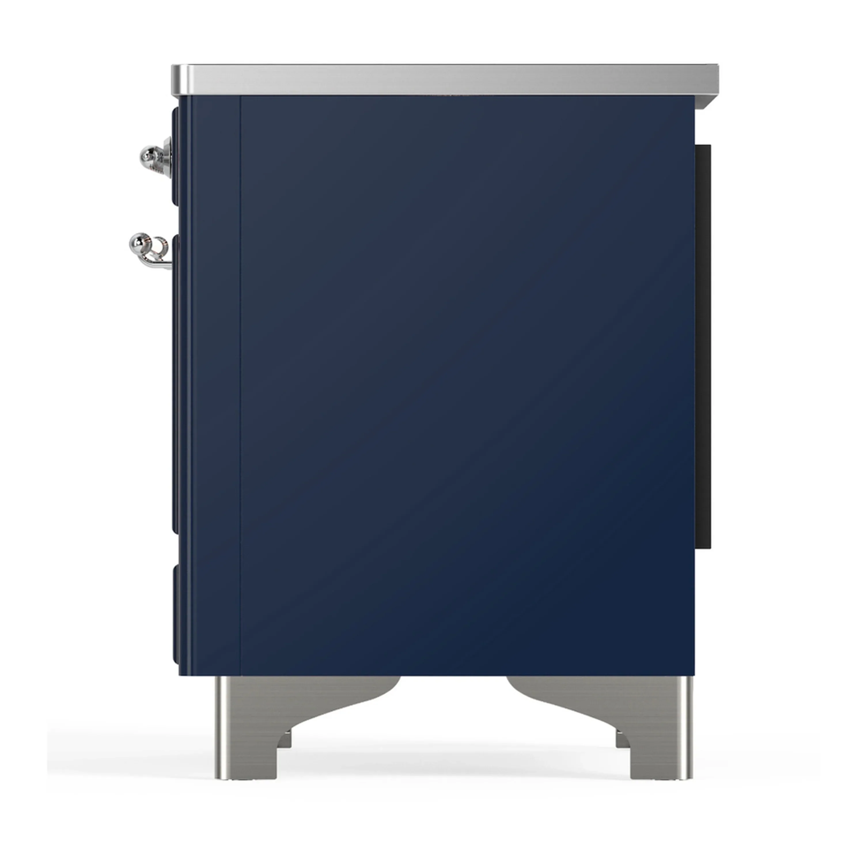 ILVE Majestic III 36-Inch Induction Range with 6 Induction Elements and Triple Glass Door Electric Oven in Mightnight Blue with Chrome Trim (UMIB36NR3MBC) - Image 7